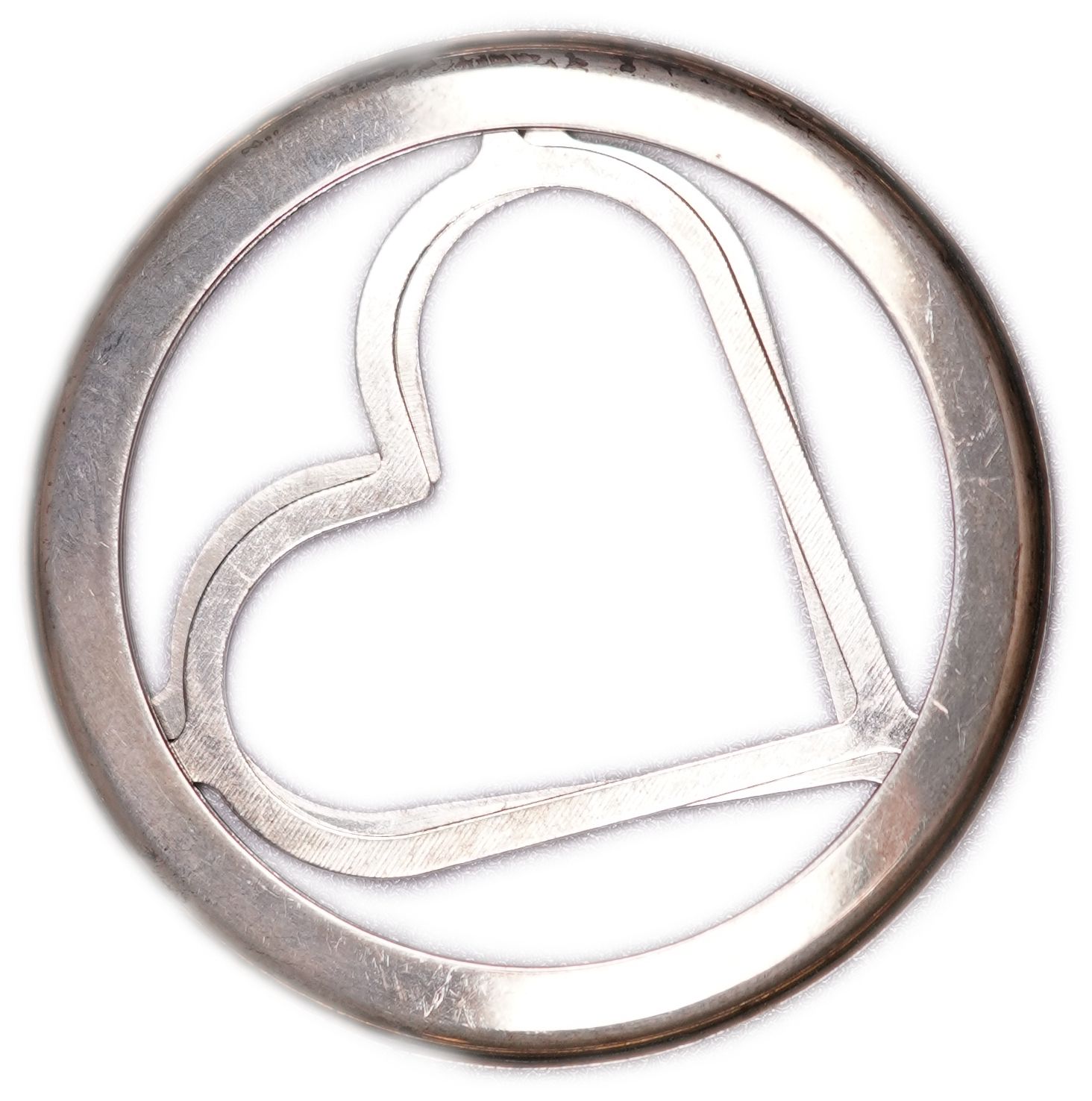 Israel - Kinetic Medal “One Heart” from the “Change and Motion” Series, 1990 - Silver 925, 18 g (Approx. 16.65 g ... - 1 0