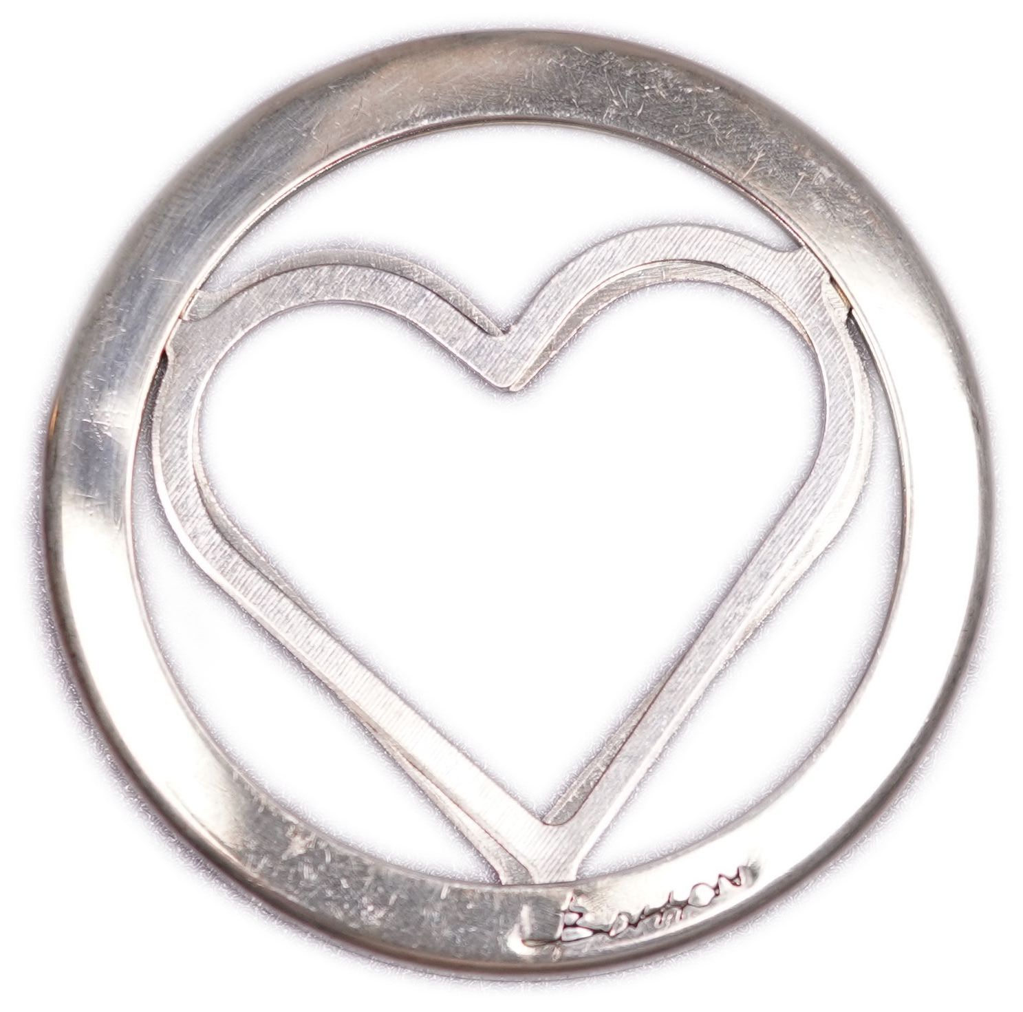 Israel - Kinetic Medal “One Heart” from the “Change and Motion” Series, 1990 - Silver 925, 18 g (Approx. 16.65 g ... - 1 1