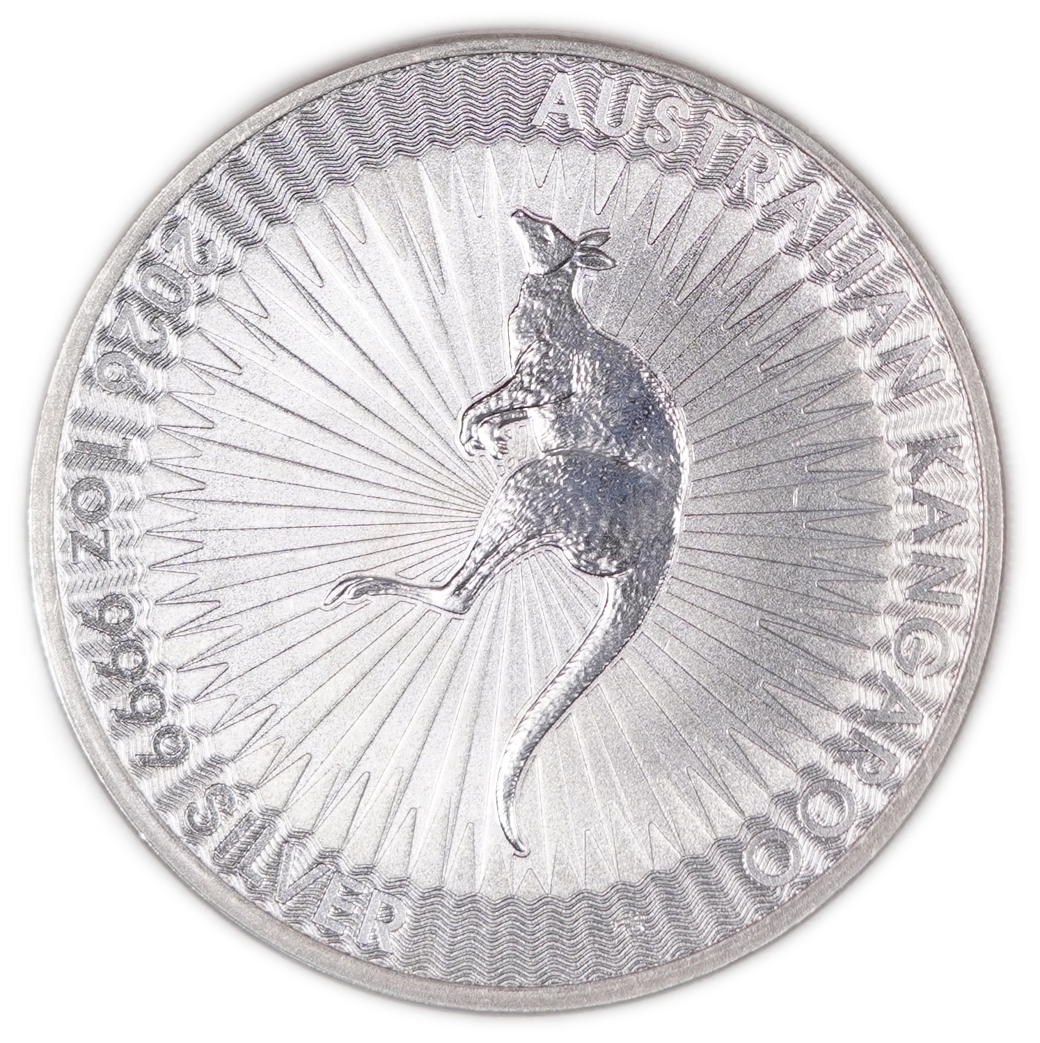 Australia - 1 Dollar 2026 - Australian Kangaroo - .9999 Silver, 1 Troy Ounce (31.1 g), Perth Mint - 1 1