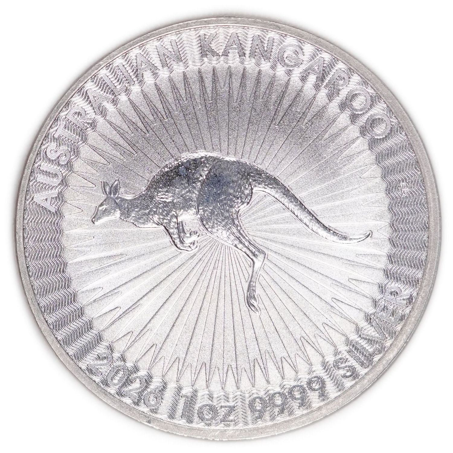 Australia - 1 Dollar 2026 - Australian Kangaroo - .9999 Silver, 1 Troy Ounce (31.1 g), Perth Mint - 1 1