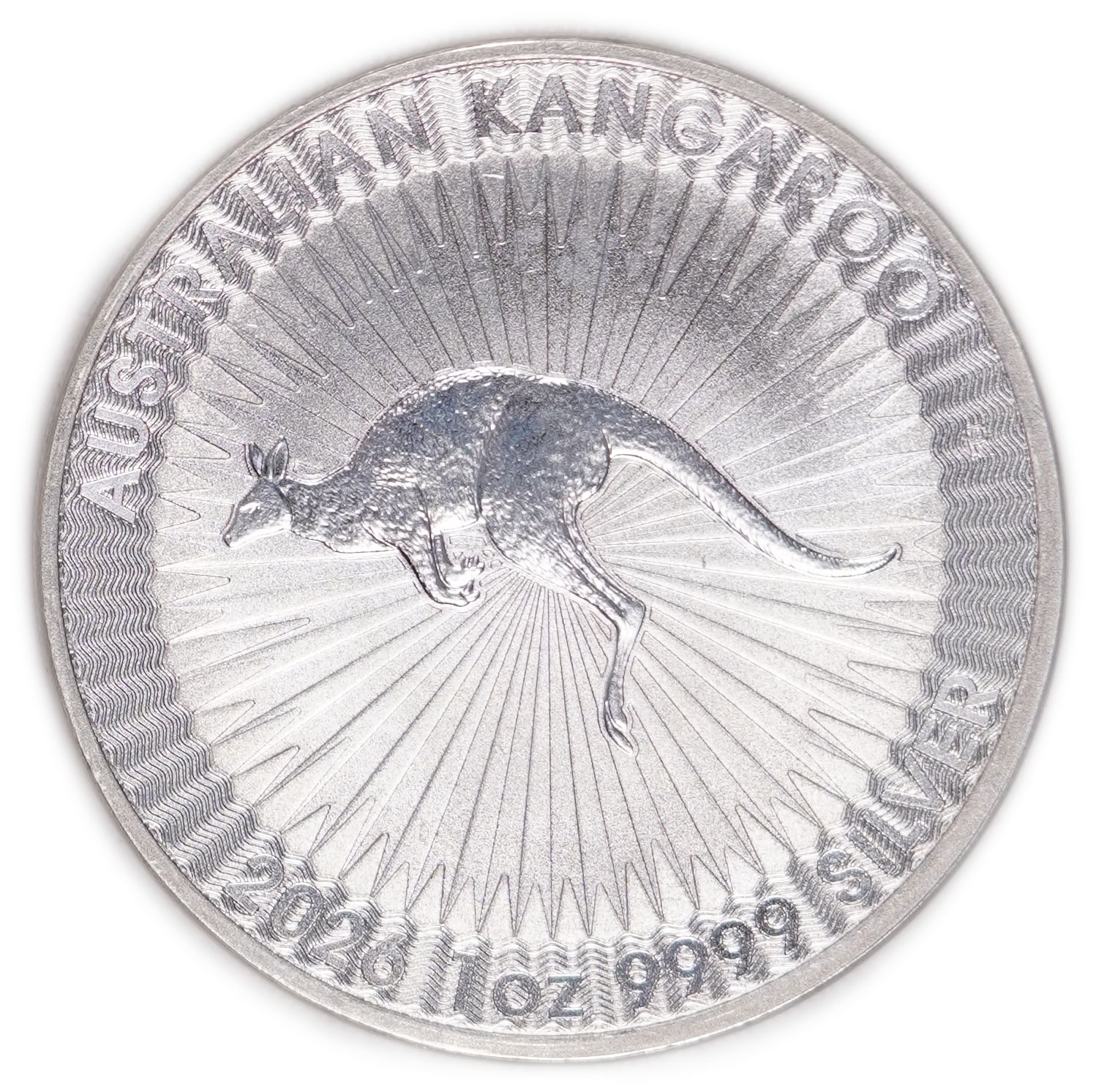 Australia - 1 Dollar 2026 - Australian Kangaroo - .9999 Silver, 1 Troy Ounce (31.1 g), Perth Mint - 1 1
