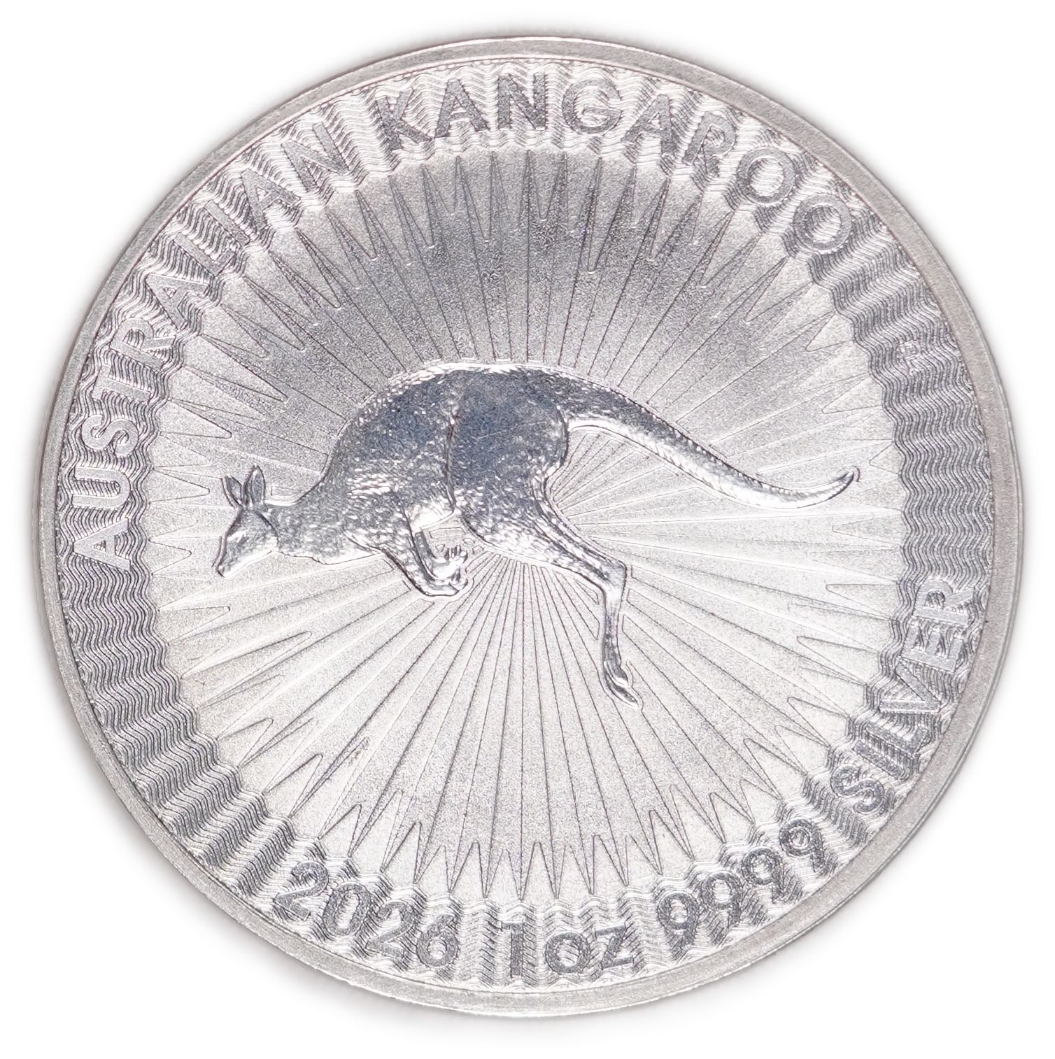 Australia - 1 Dollar 2026 - Australian Kangaroo - .9999 Silver, 1 Troy Ounce (31.1 g), Perth Mint - 1 1