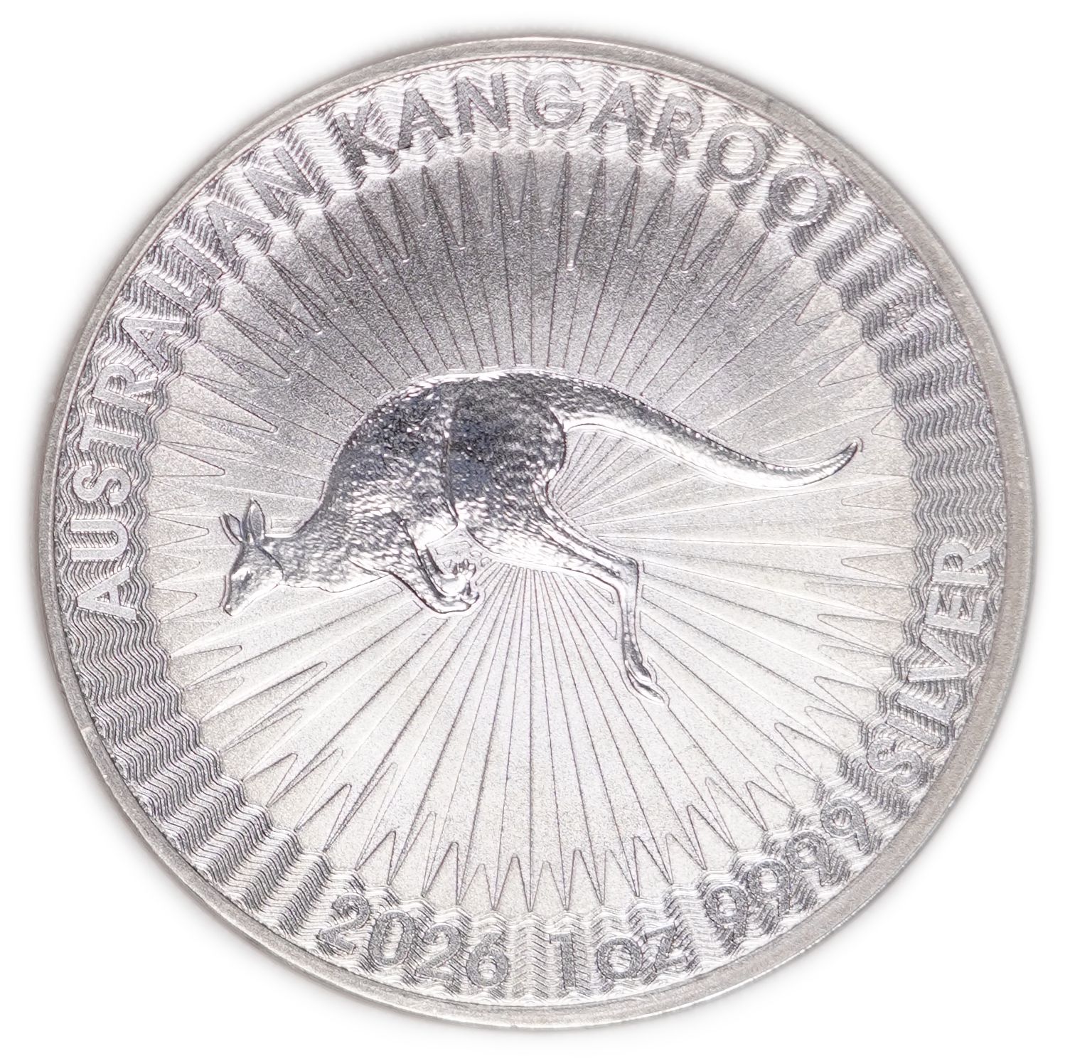 Australia - 1 Dollar 2026 - Australian Kangaroo - .9999 Silver, 1 Troy Ounce (31.1 g), Perth Mint - 1 1