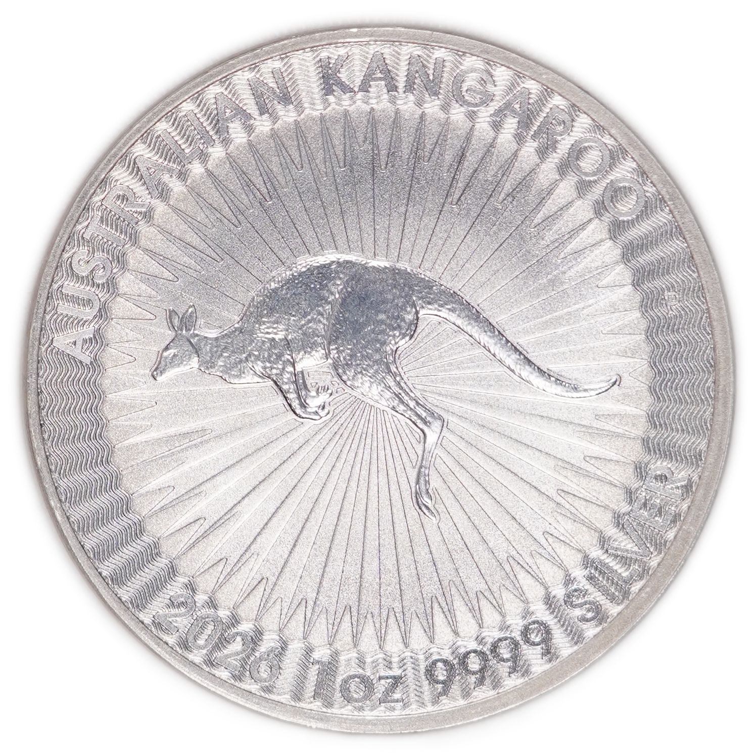 Australia - 1 Dollar 2026 - Australian Kangaroo - .9999 Silver, 1 Troy Ounce (31.1 g), Perth Mint - 1 1