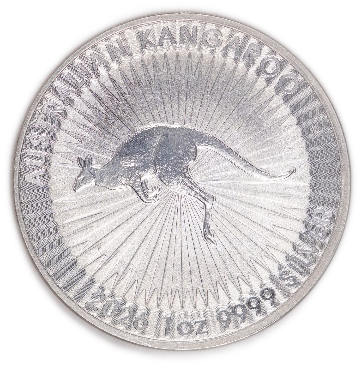 Australia - 1 Dollar 2026 - Australian Kangaroo - .9999 Silver, 1 Troy Ounce (31.1 g), Perth Mint - 1 1