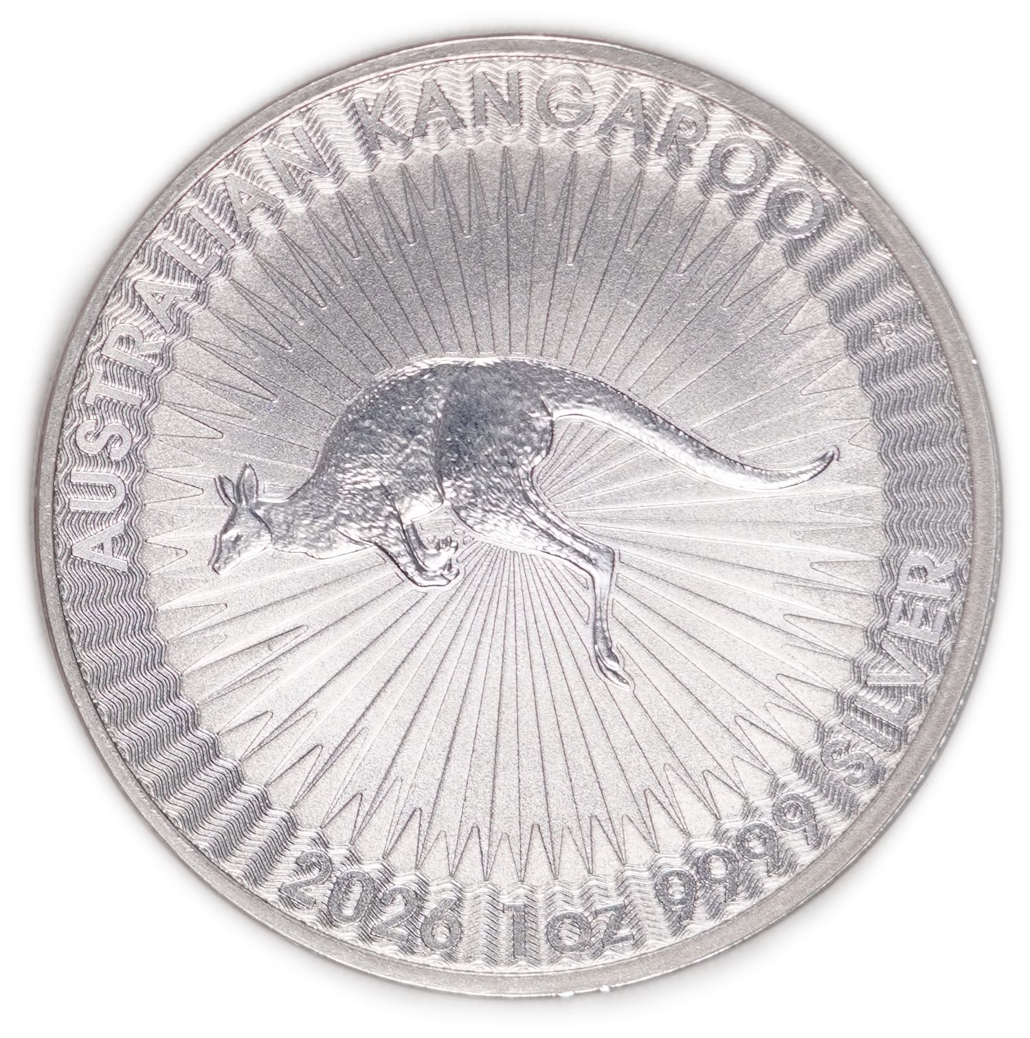 Australia - 1 Dollar 2026 - Australian Kangaroo - .9999 Silver, 1 Troy Ounce (31.1 g), Perth Mint - 1 1