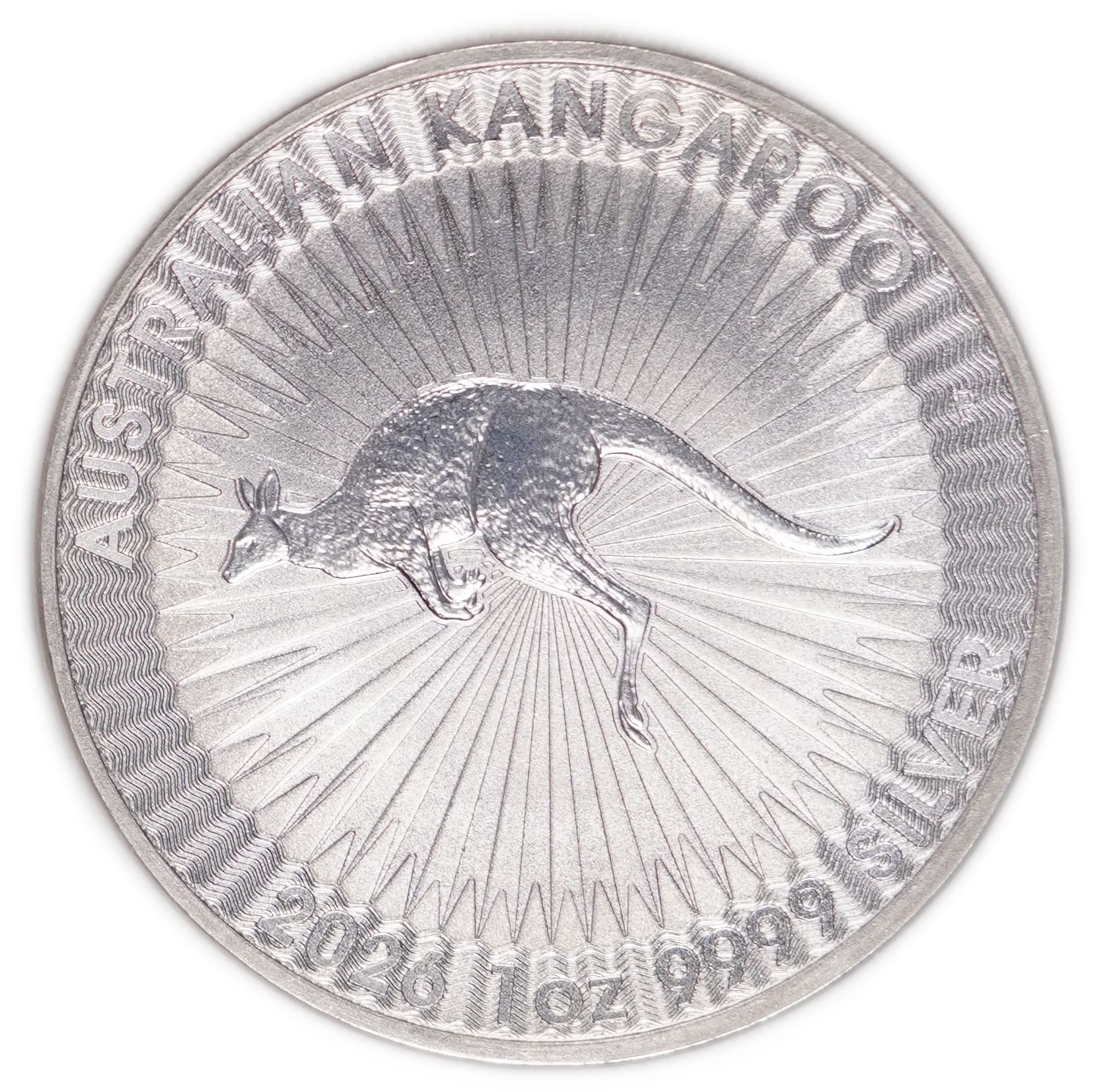 Australia - 1 Dollar 2026 - Australian Kangaroo - .9999 Silver, 1 Troy Ounce (31.1 g), Perth Mint - 1 1