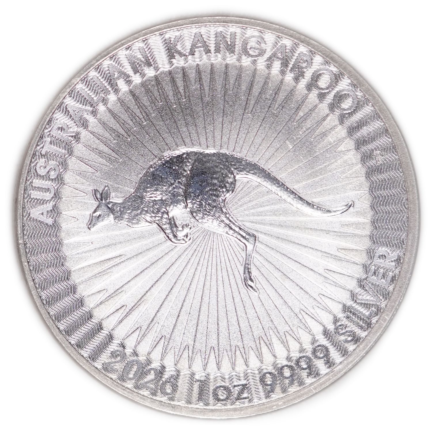 Australia - 1 Dollar 2026 - Australian Kangaroo - .9999 Silver, 1 Troy Ounce (31.1 g), Perth Mint - 1 1