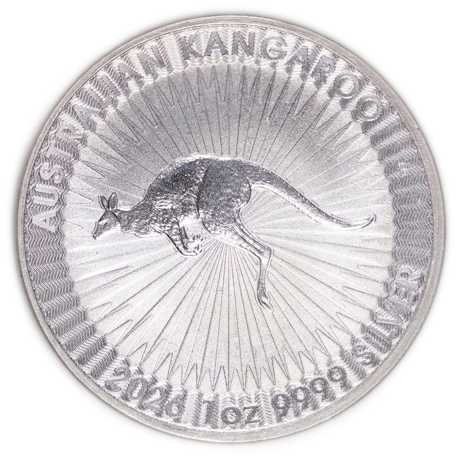 Australia - 1 Dollar 2026 - Australian Kangaroo - .9999 Silver, 1 Troy Ounce (31.1 g), Perth Mint - 1 1