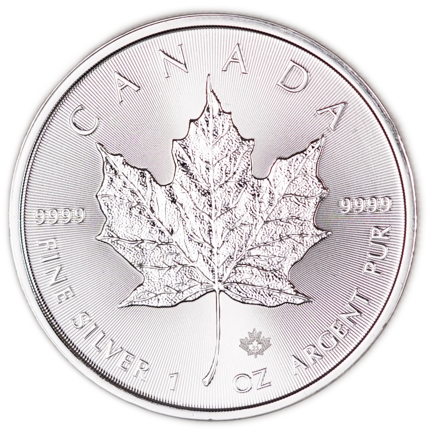 Canada - 5 Dollars 2023 - Silver Maple Leaf - Queen Elizabeth II Memorial 1952-2022 - .9999 Silver, 1 Troy Ounce ...