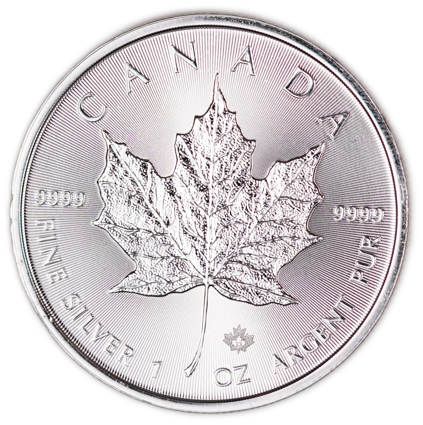 Canada - 5 Dollars 2023 - Silver Maple Leaf - Queen Elizabeth II Memorial 1952-2022 - .9999 Silver, 1 Troy Ounce ...