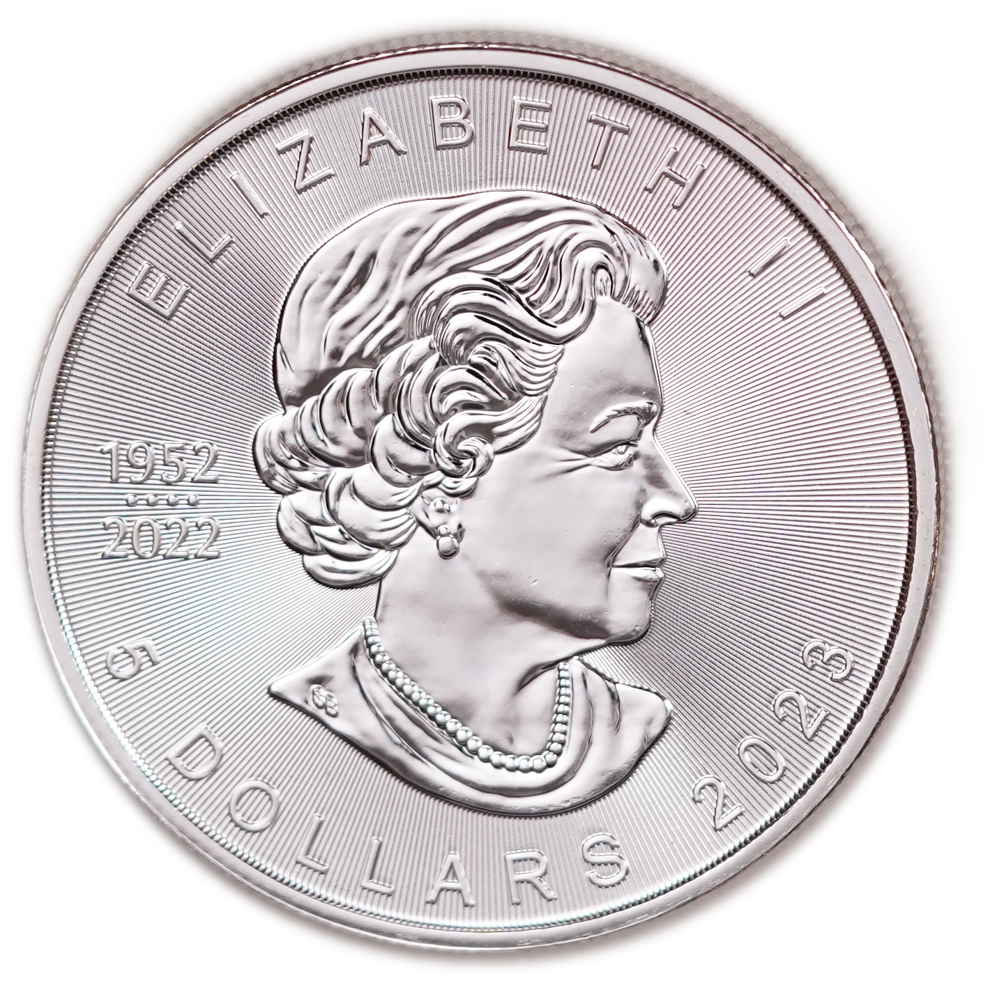 Canada - 5 Dollars 2023 - Colorized Silver Maple Leaf “Howling Wolf” - Halloween Edition - .9999 Silver, 1 Troy ... - 1 1