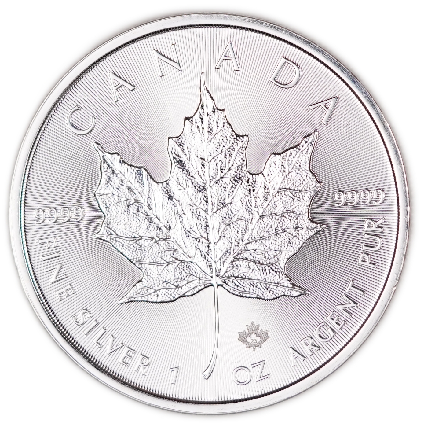 Canada - 5 Dollars 2023 - Silver Maple Leaf - Queen Elizabeth II Memorial 1952-2022 - .9999 Silver, 1 Troy Ounce ...