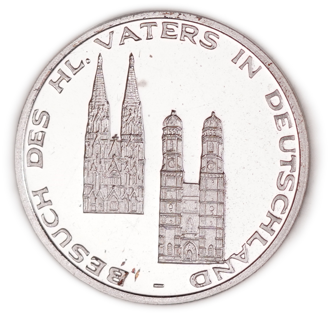 Germany - Set of 5 Commemorative Medals for the Visit of Pope John Paul II to Germany, 1980 - Issue Limited to 10 ... - 1 2