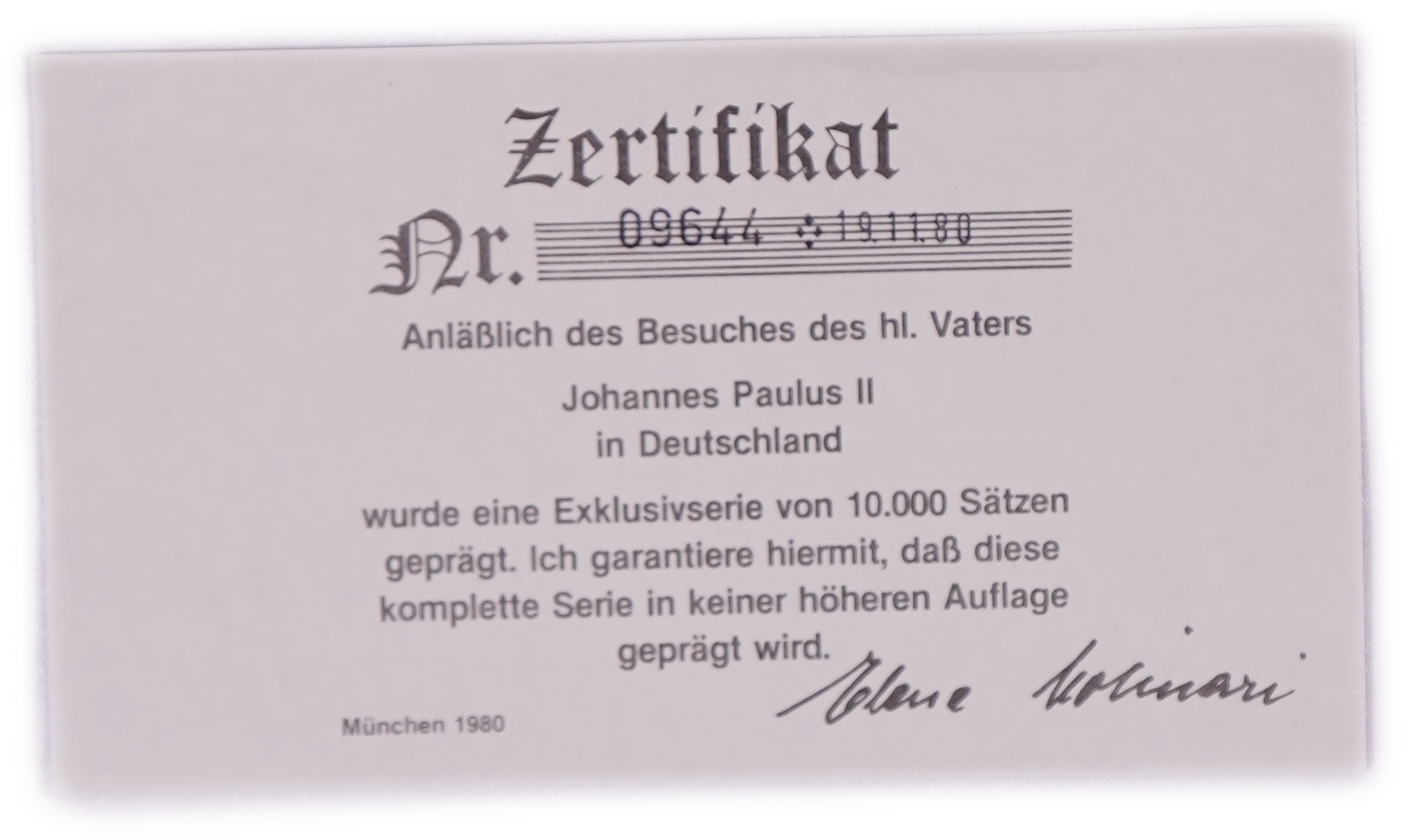 Germany - Set of 5 Commemorative Medals for the Visit of Pope John Paul II to Germany, 1980 - Issue Limited to 10 ... - 1 6