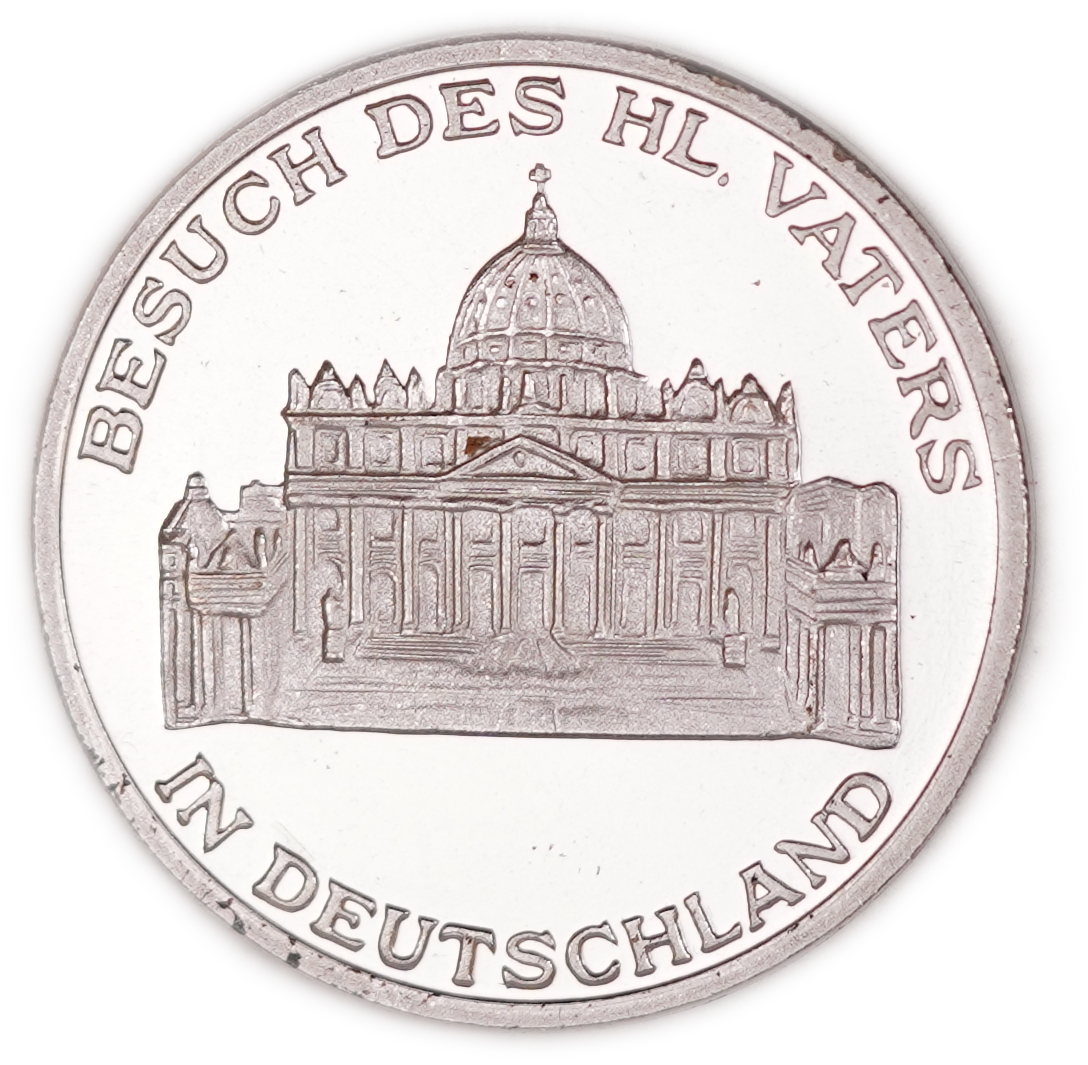 Germany - Set of 5 Commemorative Medals for the Visit of Pope John Paul II to Germany, 1980 - Issue Limited to 10 ... - 1 4