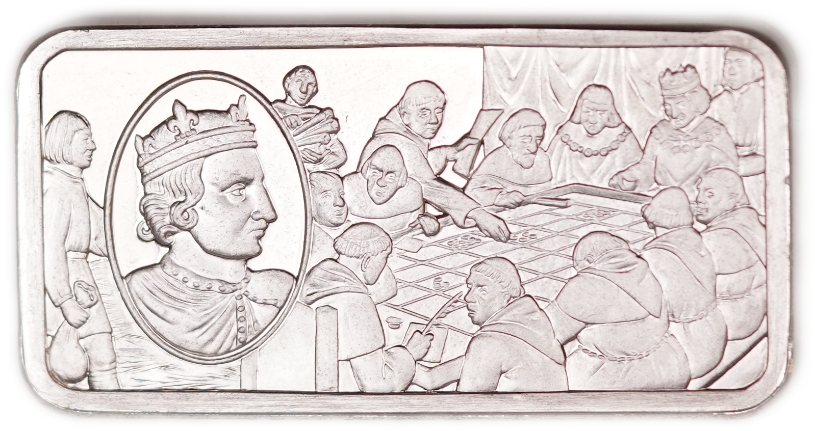 Great Britain - Sterling Silver Ingot “Henry I - The Establishment of the Exchequer” - 1,000 Years of British ... - 1 0