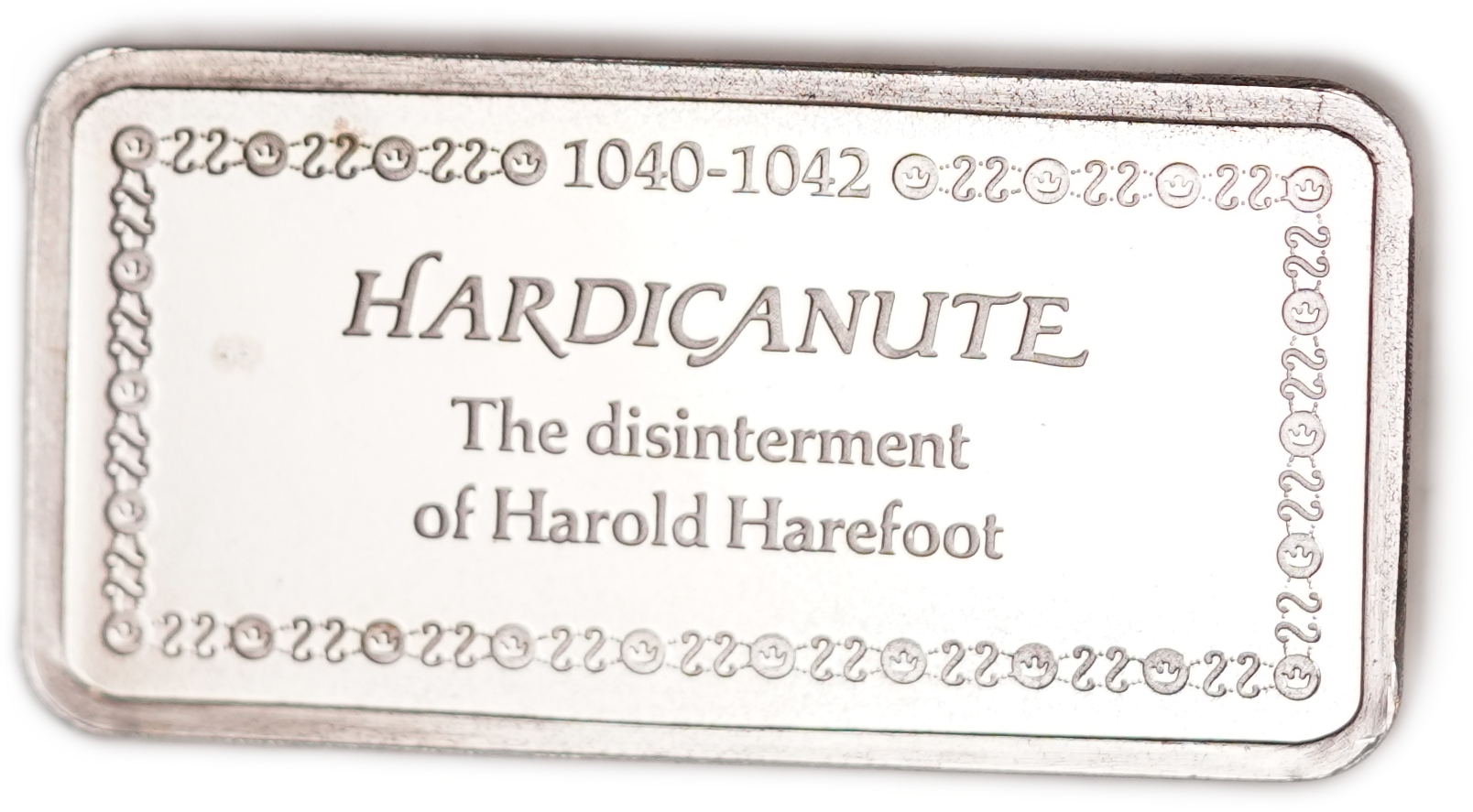 Great Britain - Sterling Silver Ingot “Harthacnut - The Disinterment of Harold Harefoot” - 1,000 Years of British ... - 1 1