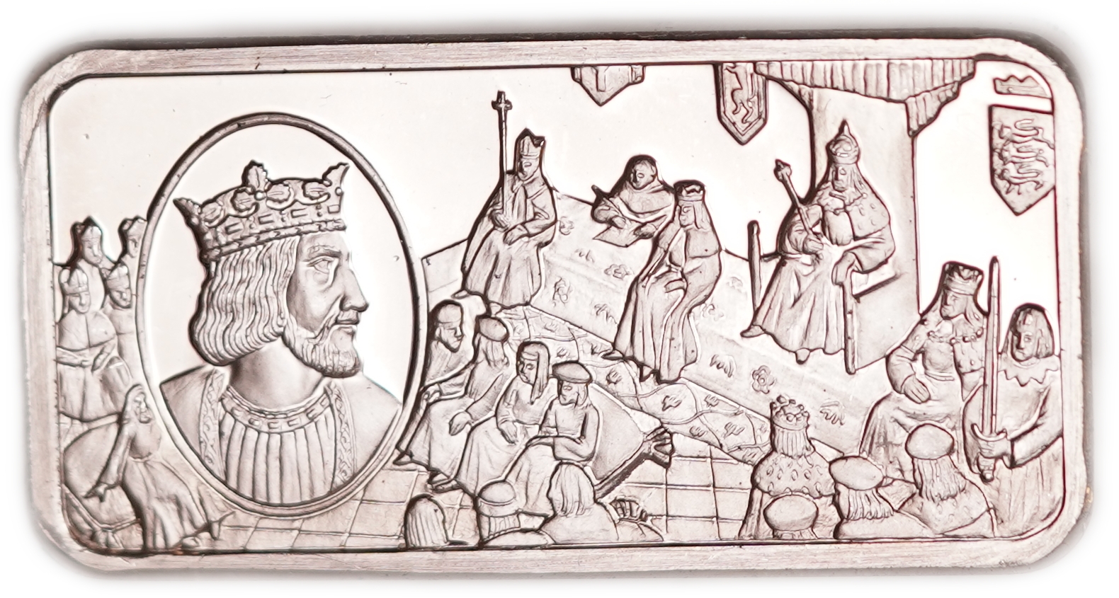 Great Britain - Sterling Silver Ingot “Edward I - The Establishment of the Parliamentary Institution” - 1,000 Years ... - 1 0