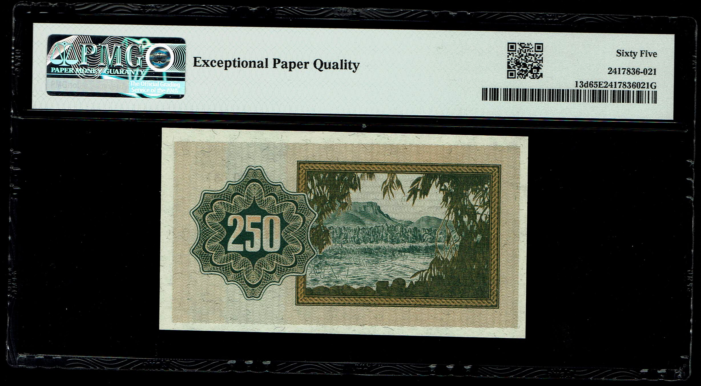 Israel - 250 Pruta 1953 - "Menorah at Left" - Gimel Series - PMG 65 EPQ Gem Uncirculated - KM# 13d - 1 1