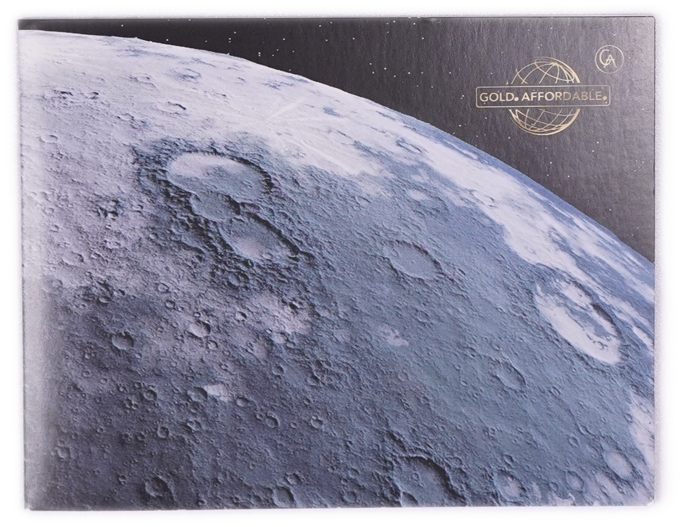 Rwanda - 10 Francs 2019 Gold Coin, 50th Anniversary of the Moon Landing, .9999 Gold, 0.1555 g - 1/200 Troy Ounce ... - 1 2