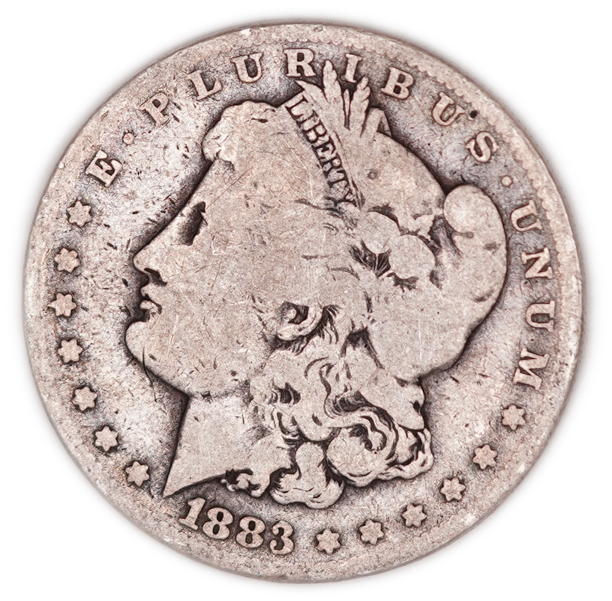 United States - 1883-O Morgan $1 - New Orleans Mint - .900 Silver, 25.50 g Gross Weight (22.95 g Net Silver, 0.7379 ... - 1 0