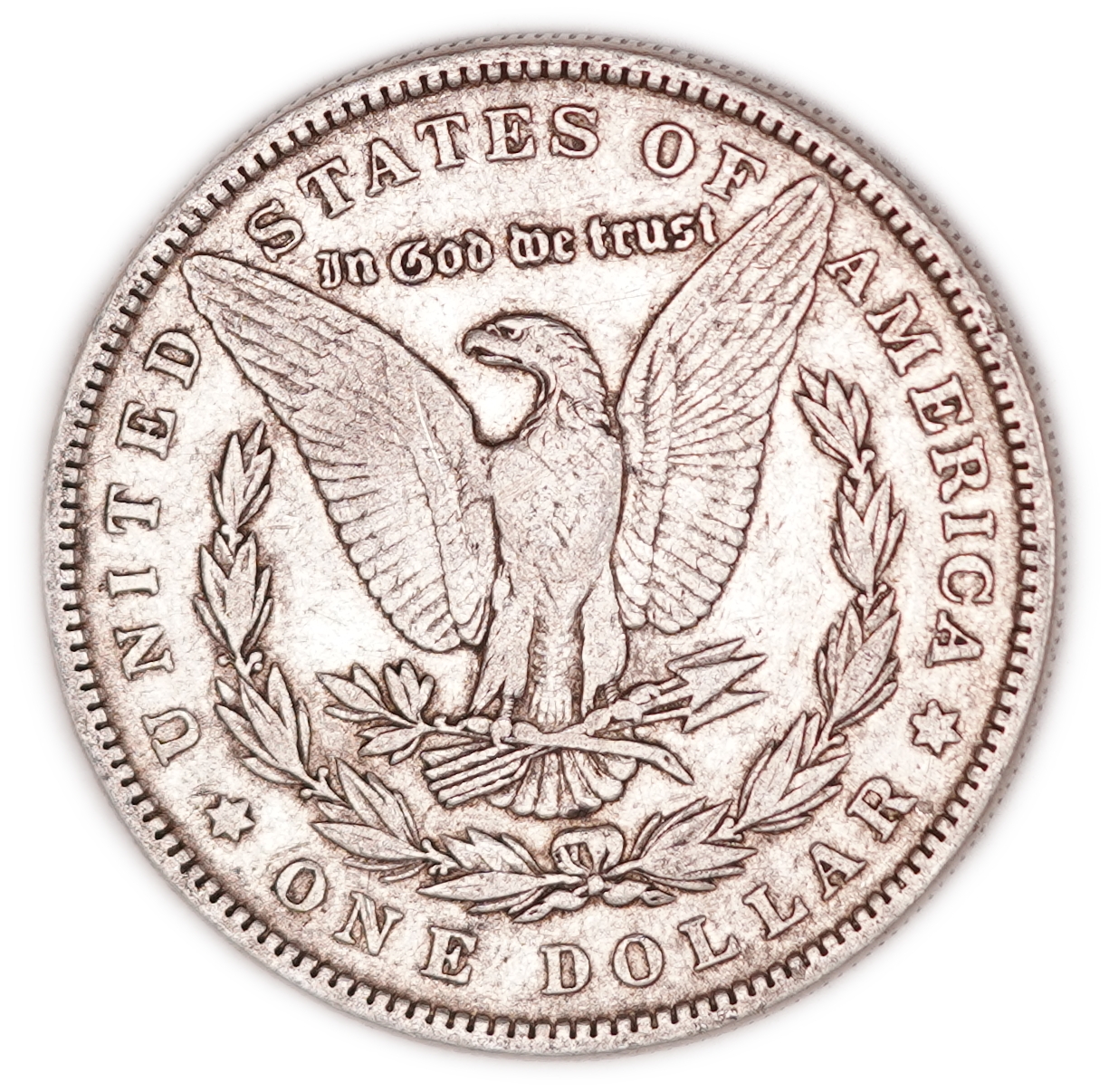 United States - 1886 Morgan $1 - Philadelphia Mint - .900 Silver, 26.42 g Gross Weight (23.78 g Net Silver, 0.7645 ... - 1 1