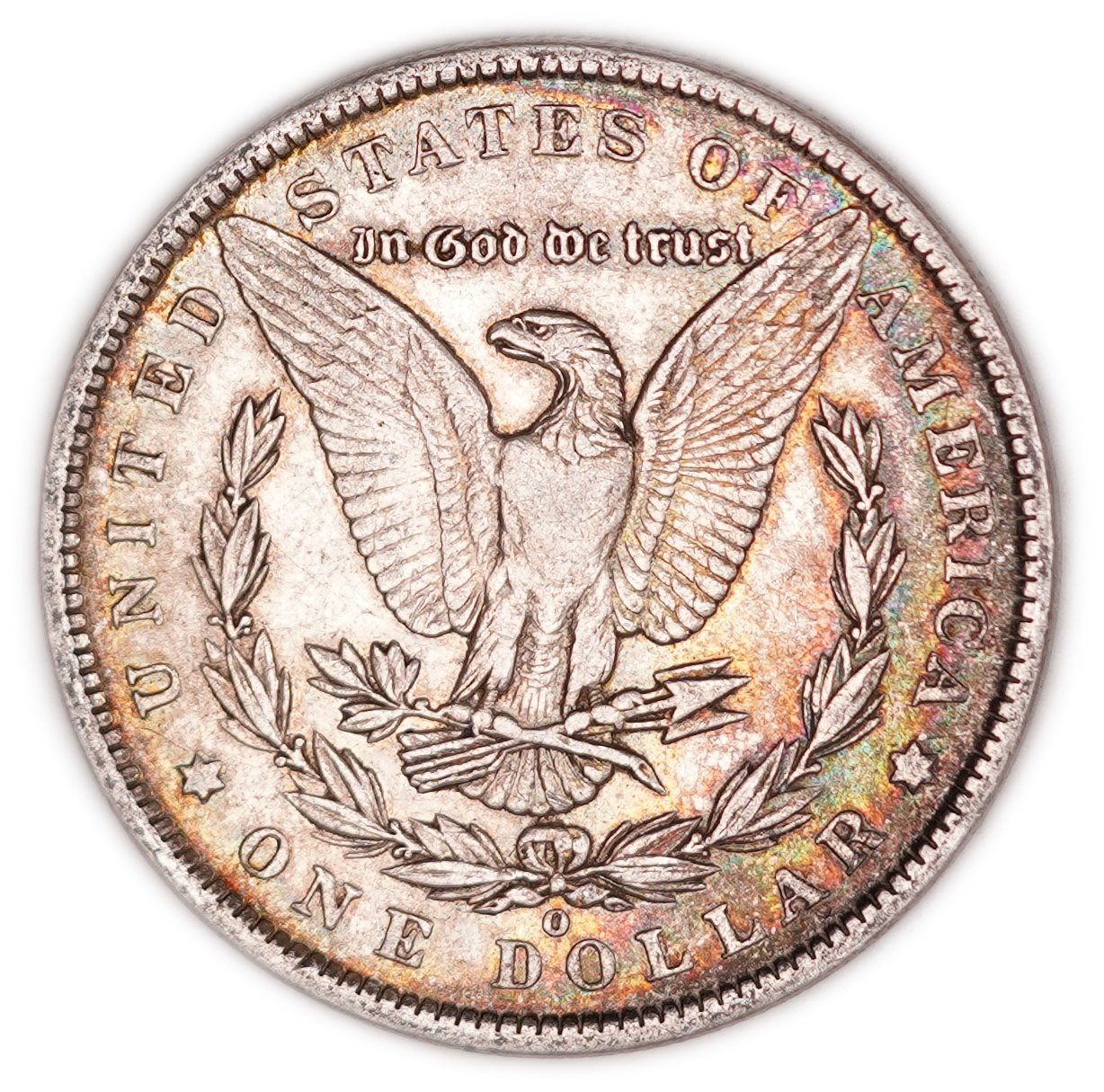 United States - 1886-O Morgan $1 - New Orleans Mint - .900 Silver, 26.61 g Gross Weight (23.95 g Net Silver, 0.7700 ... - 1 1