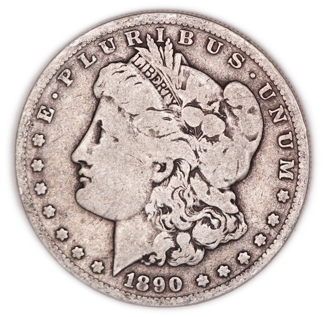 United States - 1890-O Morgan $1 - New Orleans Mint - .900 Silver, 25.74 g Gross Weight (23.17 g Net Silver, 0.7448 ... - 1 0