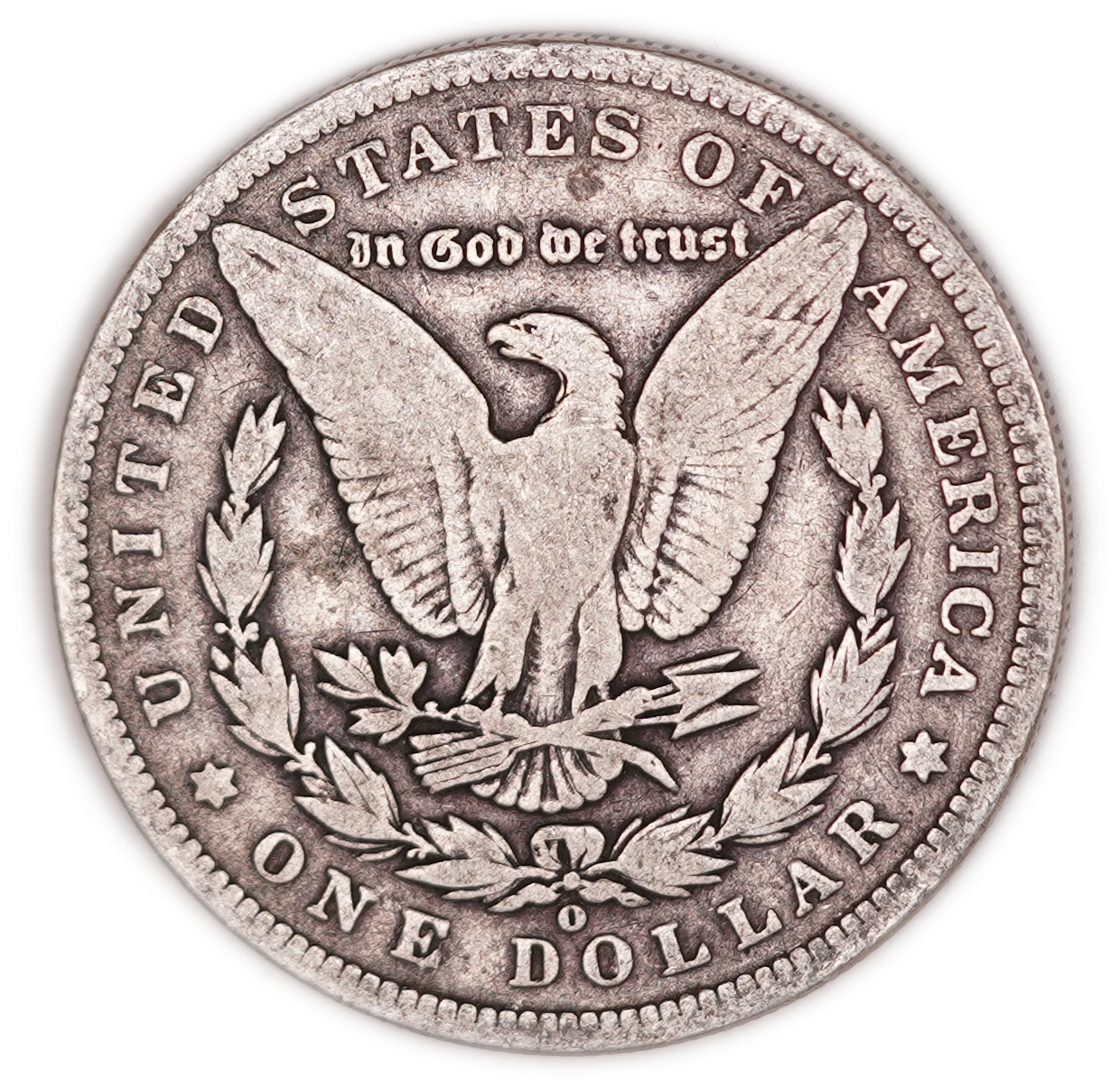 United States - 1890-O Morgan $1 - New Orleans Mint - .900 Silver, 25.74 g Gross Weight (23.17 g Net Silver, 0.7448 ... - 1 1