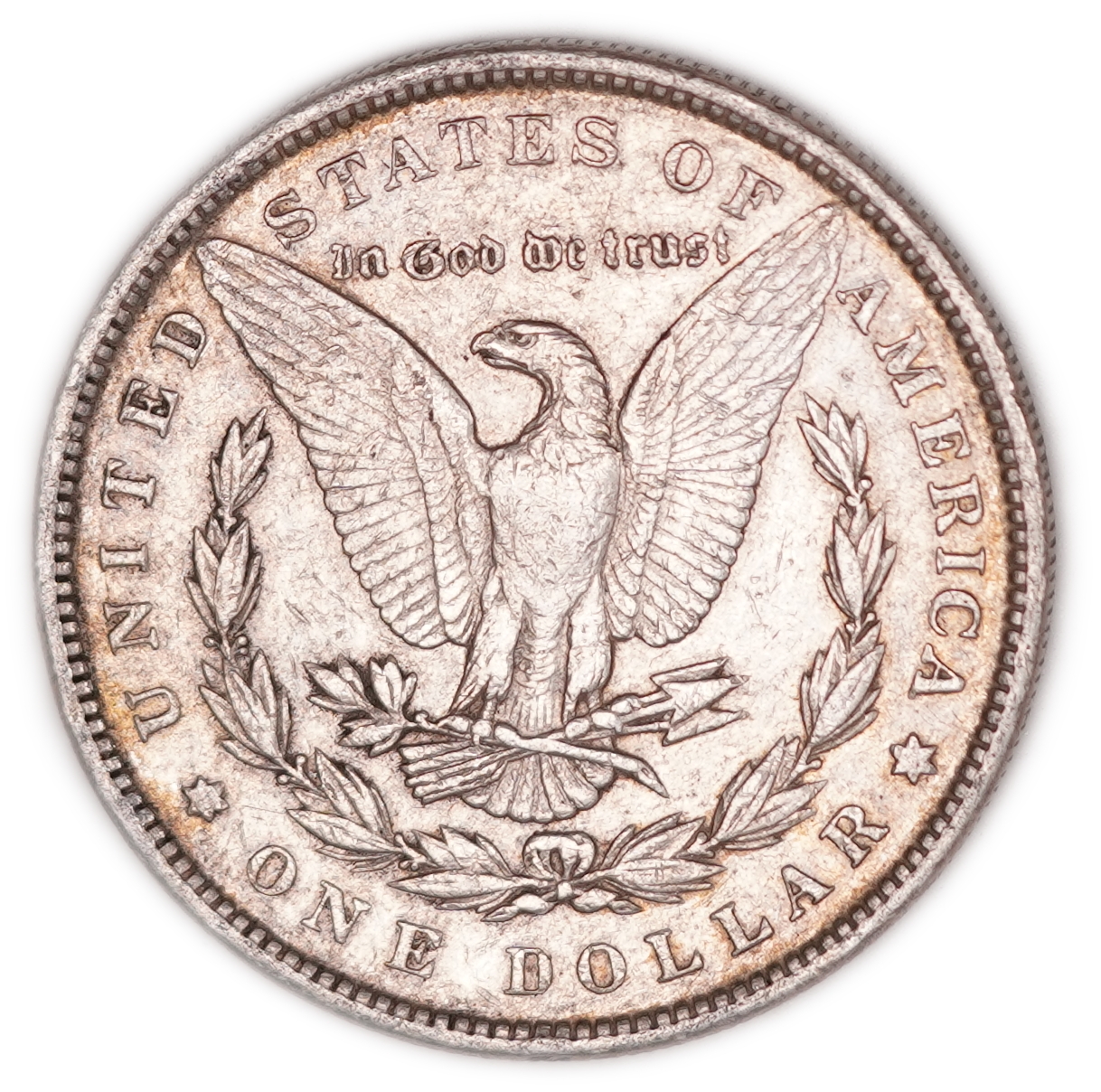 USA - 1900 Morgan $1 - Philadelphia Mint - .900 Silver, 26.61 g (23.95 g Net Silver, 0.7700 Troy Oz.) - KM#110 - 1 1