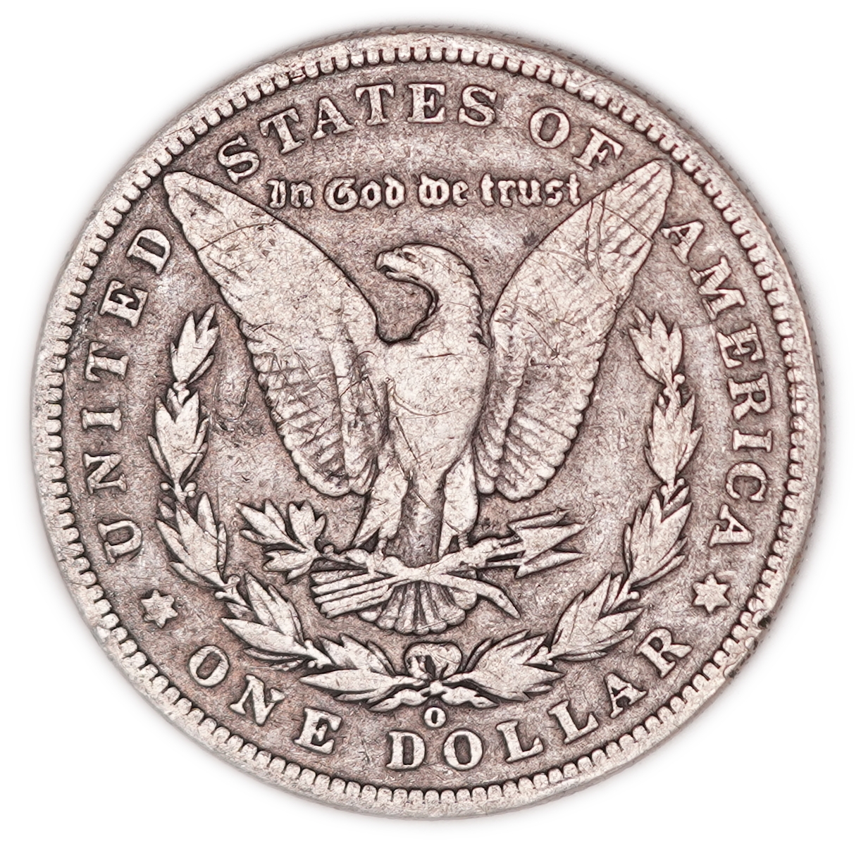 USA - 1900-O Morgan $1 - New Orleans Mint - .900 Silver, 26.00 g (23.40 g Net Silver, 0.7523 Troy Oz.) - KM#110 - 1 1