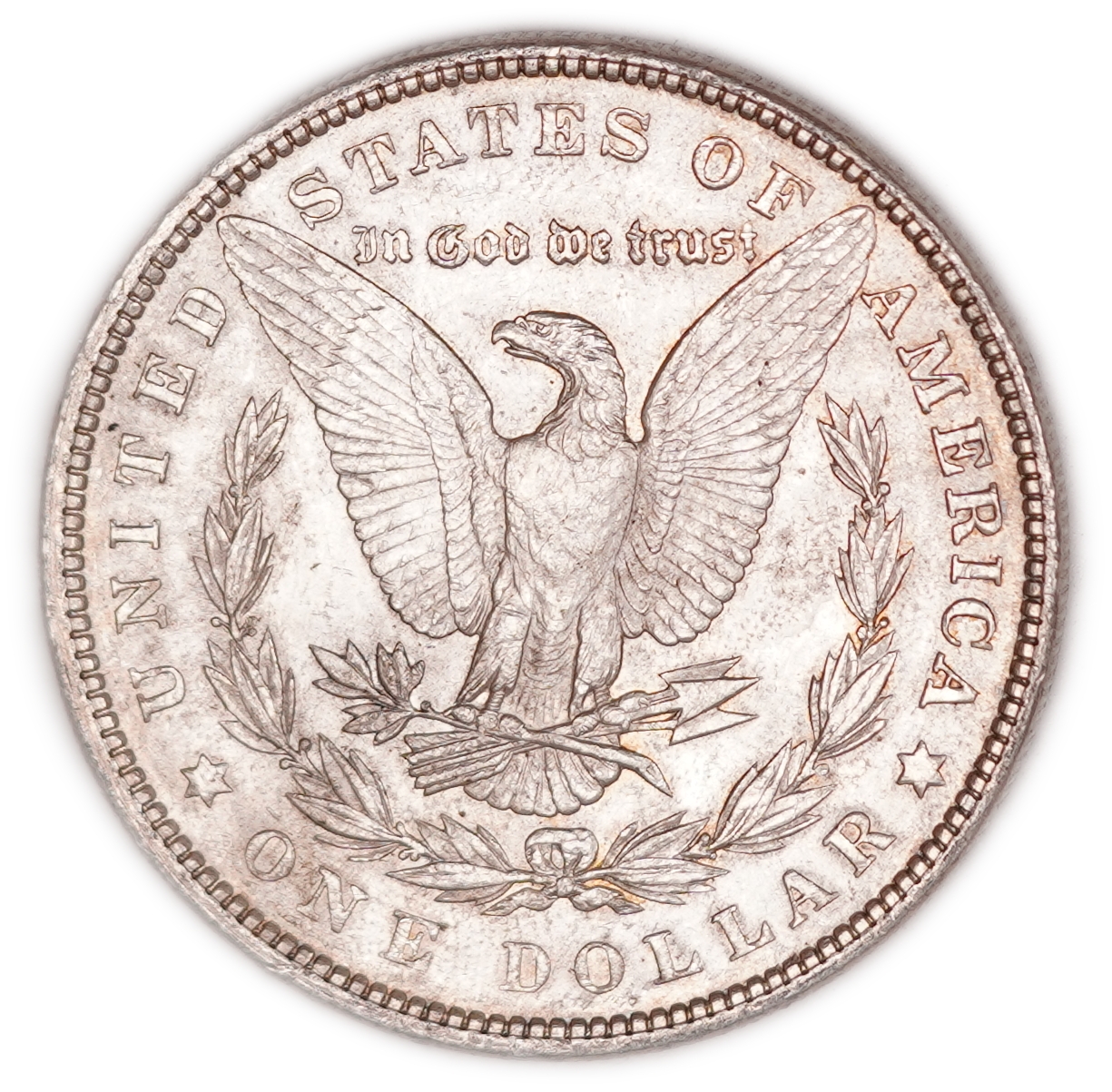 USA - 1902 Morgan 1 Dollar - Philadelphia Mint - .900 Silver, 26.66 g (23.99 g Net Silver, 0.7714 Troy Oz.) - KM#110 - 1 1
