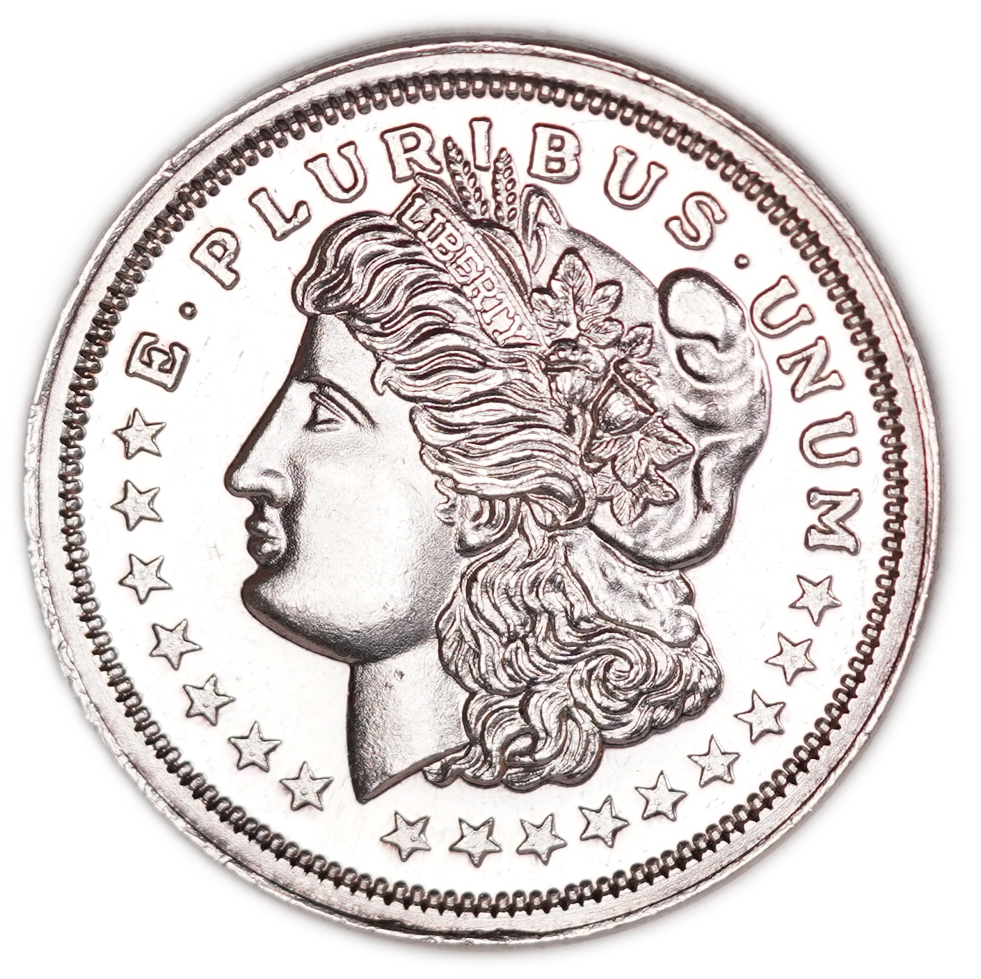 Silver Trade Unit - 1 Troy Ounce Silver Round - Morgan Dollar-Style Liberty and Balance Scales - .999 Silver, 31.1 ... - 1 0