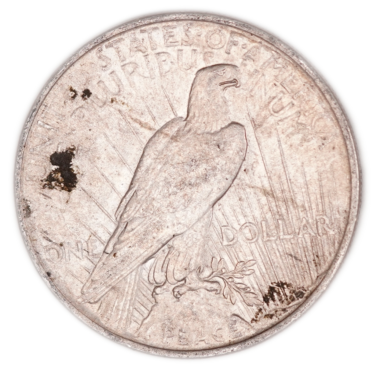 USA - 1922 Peace 1 Dollar - Philadelphia Mint - .900 Silver, Approx. 26.20 g (Approx. 23.58 g Net Silver, 0.7581 ... - 1 1