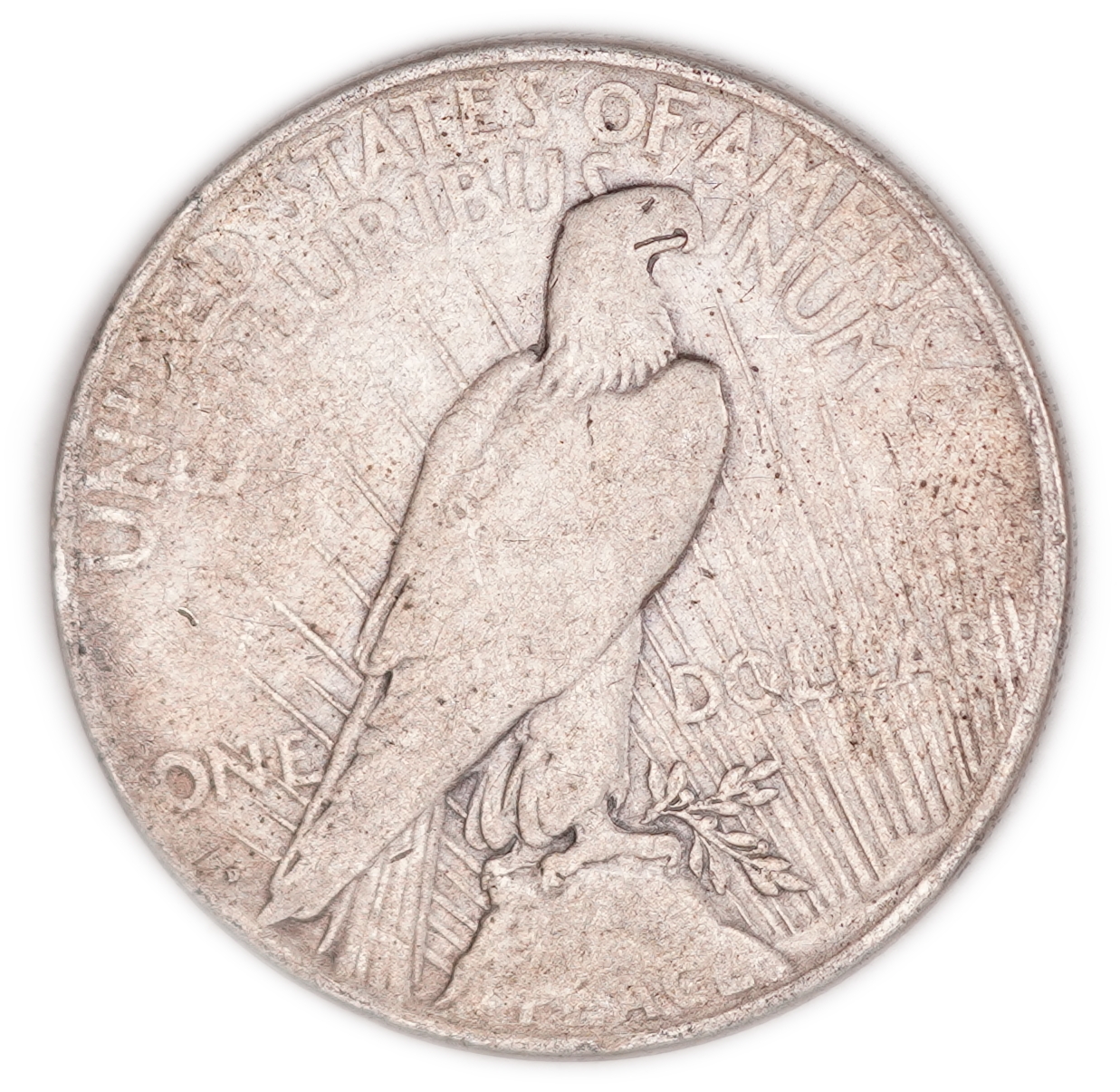 USA - 1 Dollar Peace 1922-D - Denver Mint - .900 Silver, 26.65 g (23.99 g Net Silver, 0.7712 Troy Oz.) - KM#150 - 1 1