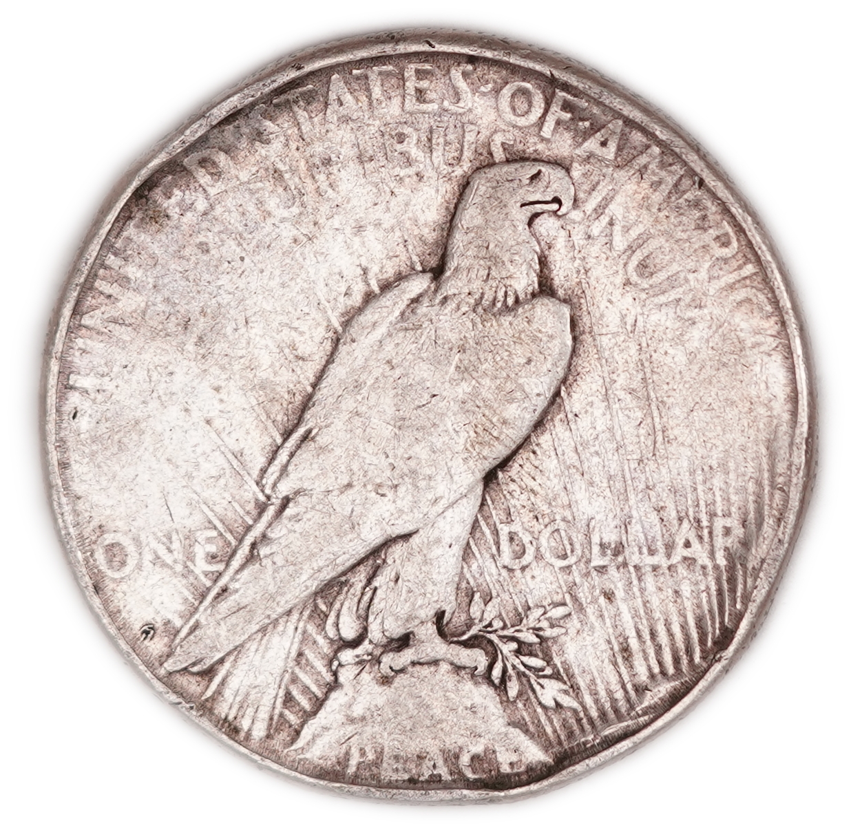 USA - 1 Dollar Peace 1922-S - San Francisco Mint - .900 Silver, 26.66 g (23.99 g Net Silver, 0.7712 Troy Oz.) - KM#150 - 1 1