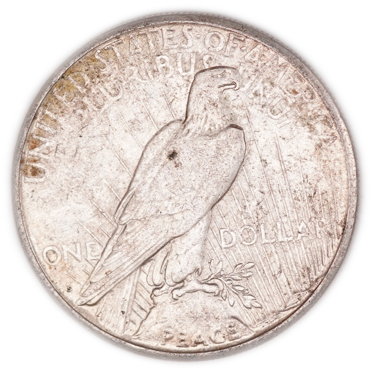 USA - 1 Dollar Peace 1922-S - San Francisco Mint - .900 Silver, 26.78 g (24.10 g Net Silver, 0.7749 Troy Oz.) - KM#150 - 1 1