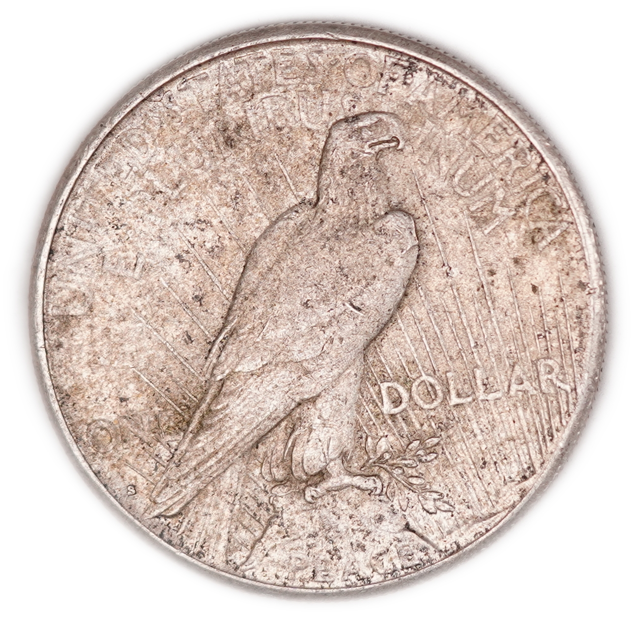 USA - 1 Dollar Peace 1922-S - San Francisco Mint - .900 Silver, 26.78 g (24.10 g Net Silver, 0.7749 Troy Oz.) - KM#150 - 1 1