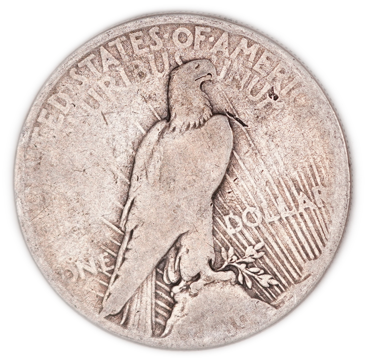 USA - 1 Dollar Peace 1924 - Philadelphia Mint - .900 Silver, 26.10 g (23.49 g Net Silver, 0.7552 Troy Oz.) - KM#150 - 1 1