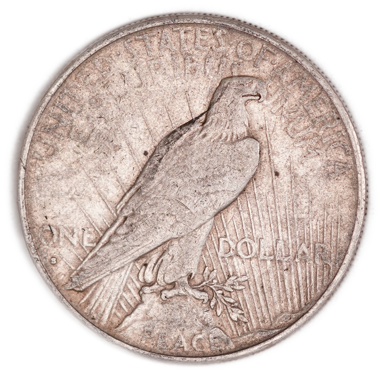 USA - 1 Dollar Peace 1935-S - San Francisco Mint - .900 Silver, 26.60 g (23.94 g Net Silver, 0.7697 Troy Oz.) - KM#150 - 1 1