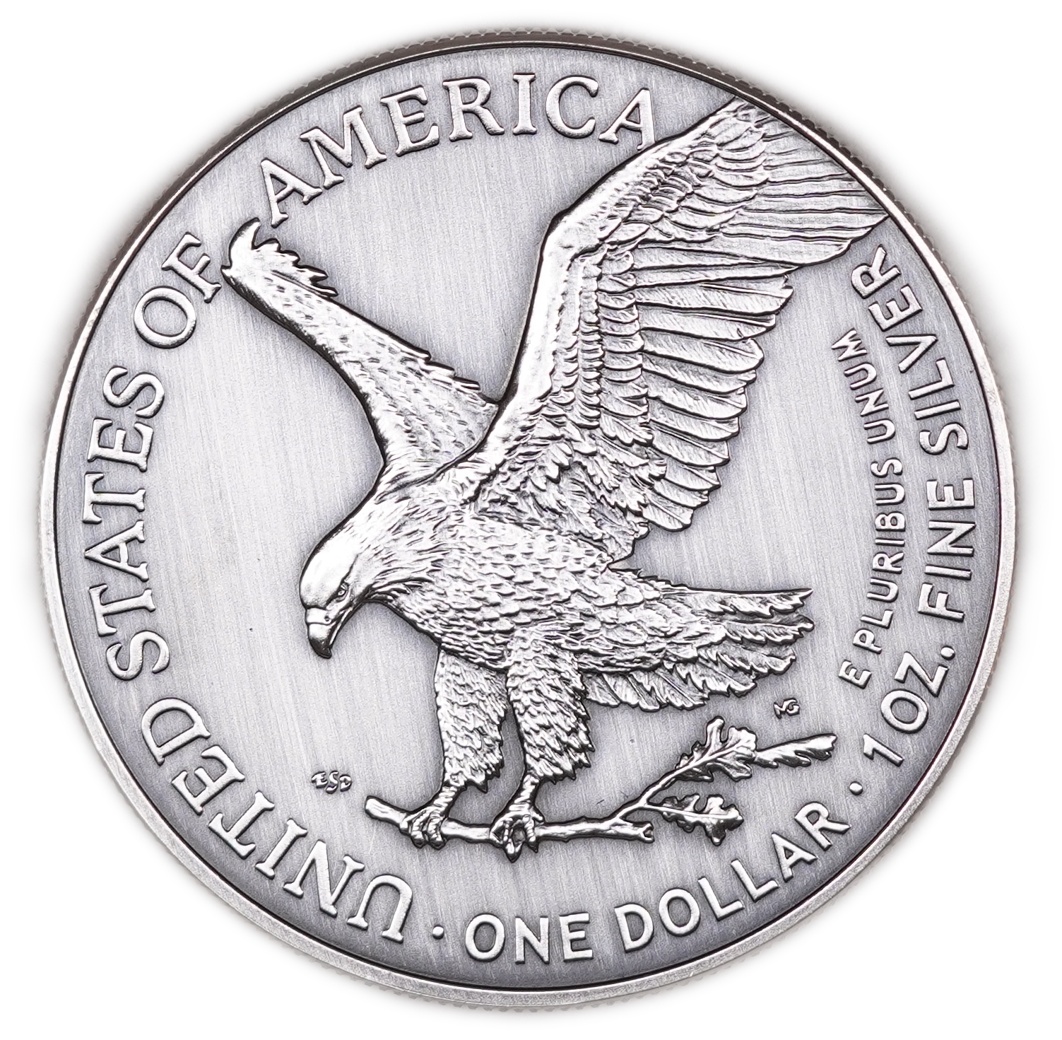 USA - 1 Dollar 2025 American Silver Eagle - Knights of Honour "Crimson Crusader" Edition - Red and Black Coloring ... - 1 1