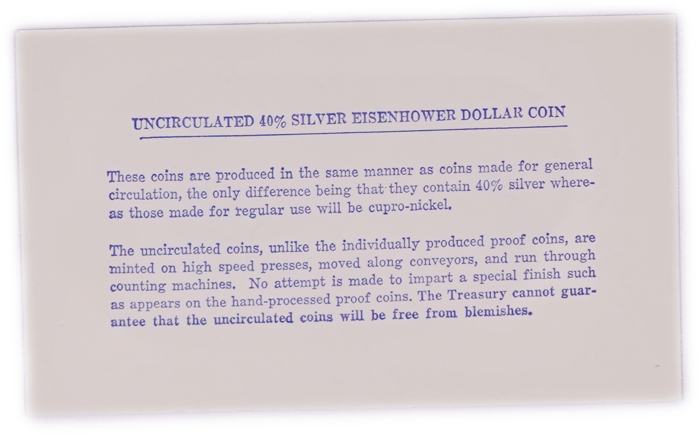 United States - Lot of 5 Official U.S. Mint Eisenhower Dollar Sets - 40% Silver, Uncirculated - Total 5 Coins, $5 ... - 1 2