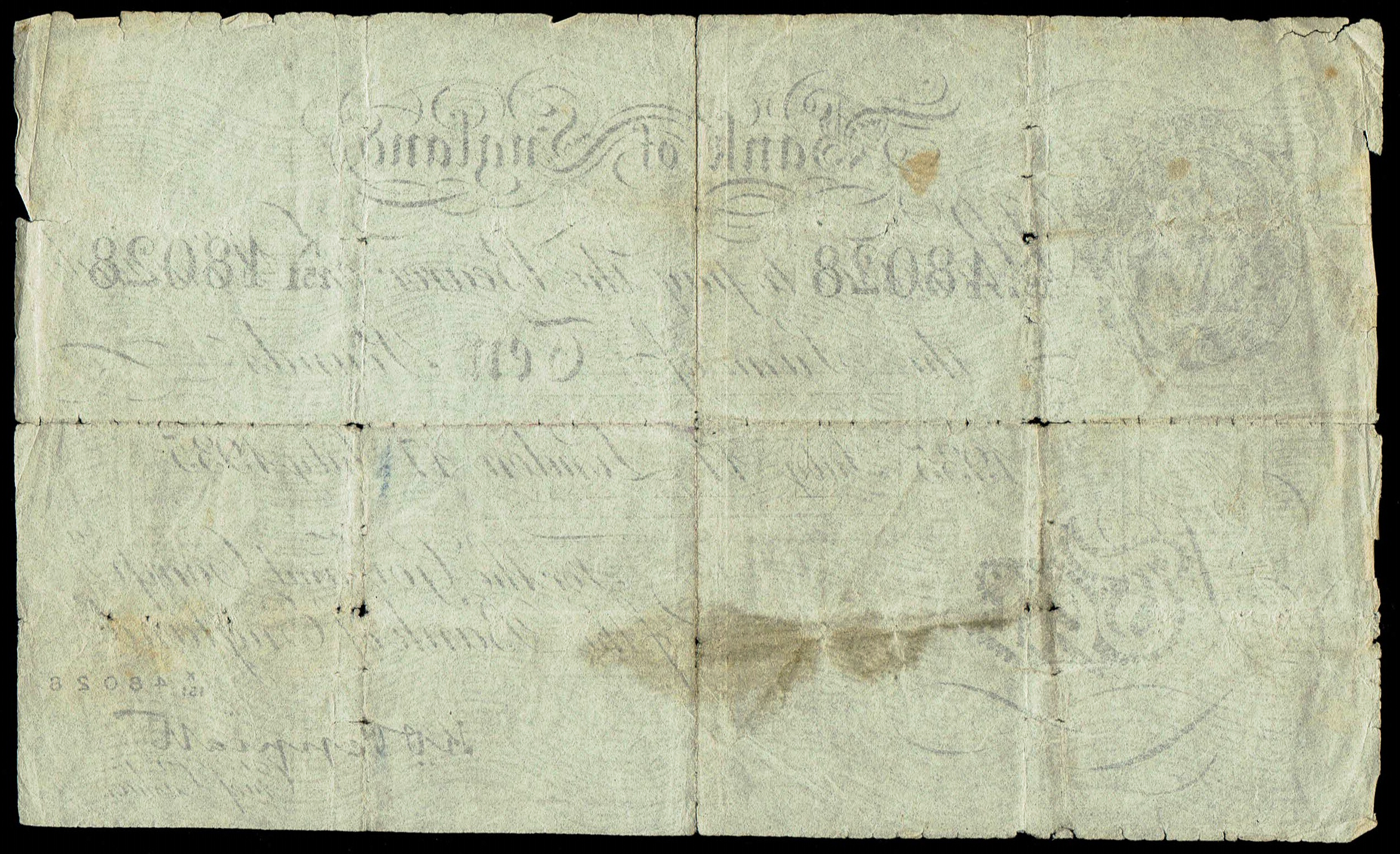 Great Britain - Operation Bernhard - Nazi Counterfeit Bank of England 10 Pounds, Dated 17 July 1935 - K.O. Peppiatt ... - 1 1