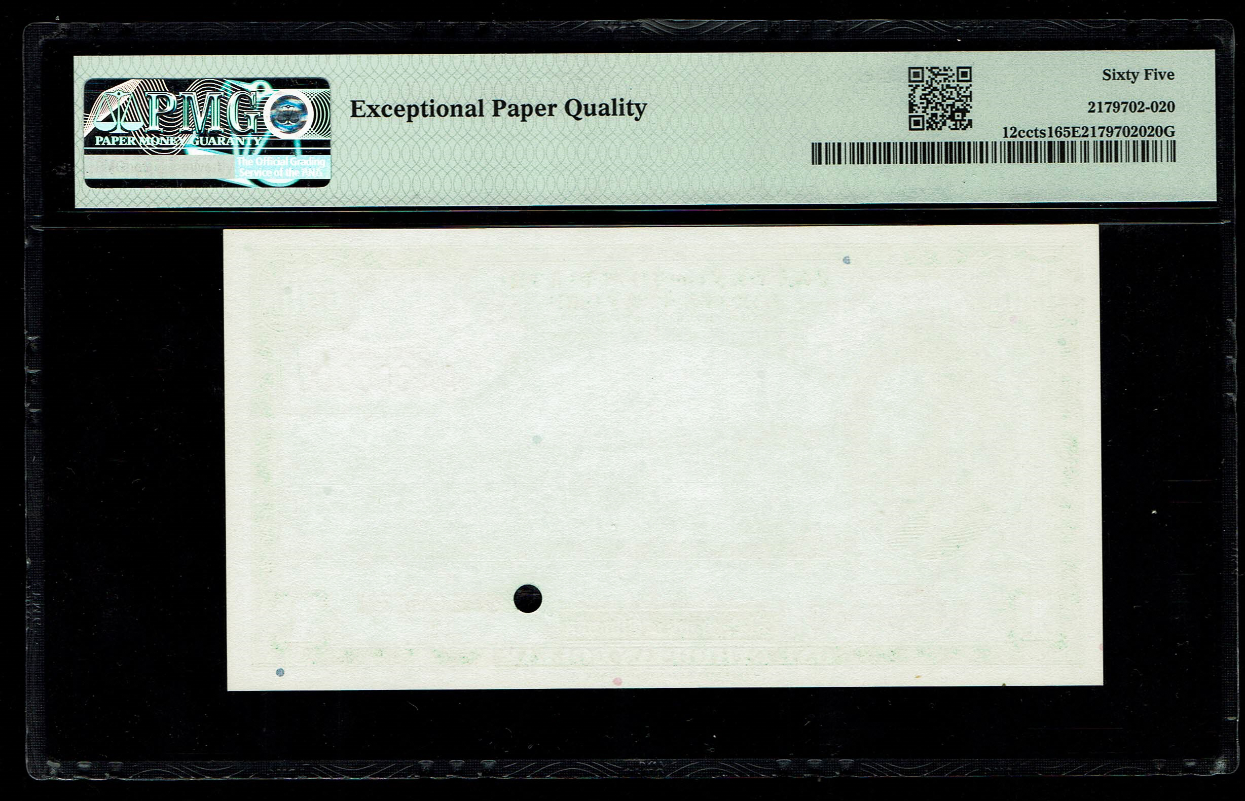 Ethiopia - 1 Dollar 1945 - "Front Color Trial Specimen" - Serial No. AA 000000 - PMG 65 EPQ Gem Uncirculated - Pick ... - 1 1