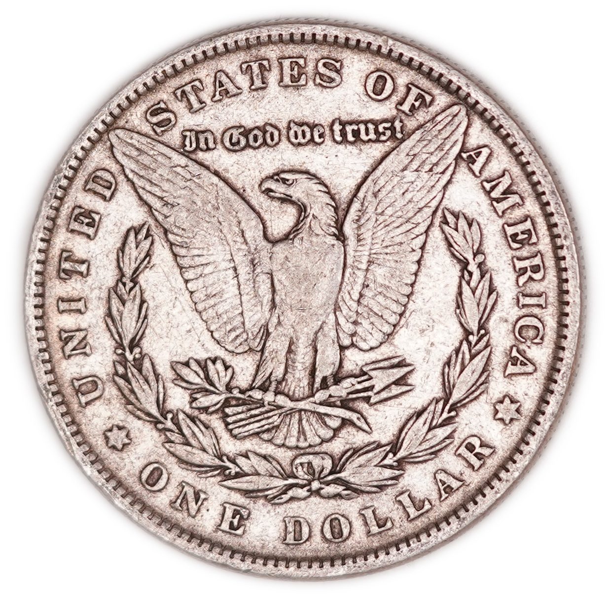 United States - 1879 Morgan $1 - .900 Silver, 26.49 g Gross Weight (23.84 g Net Silver, 0.7665 Troy Ounce) - F-XF - ... - 1 1