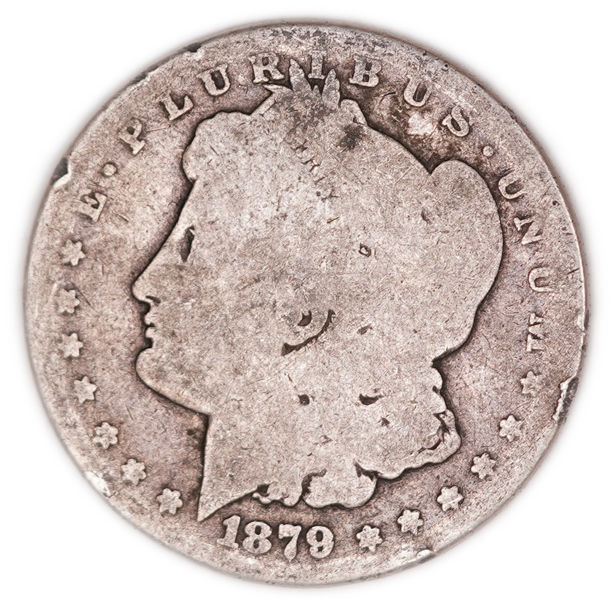 United States - 1879-O Morgan $1 - New Orleans Mint - .900 Silver, 24.8 g Gross Weight (22.32 g Net Silver, 0.7176 ... - 1 0