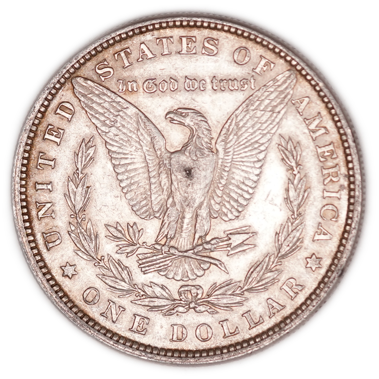 United States - 1880 Morgan $1 - .900 Silver, 26.66 g Gross Weight (23.99 g Net Silver, 0.7714 Troy Ounce) - F-XF - ... - 1 1