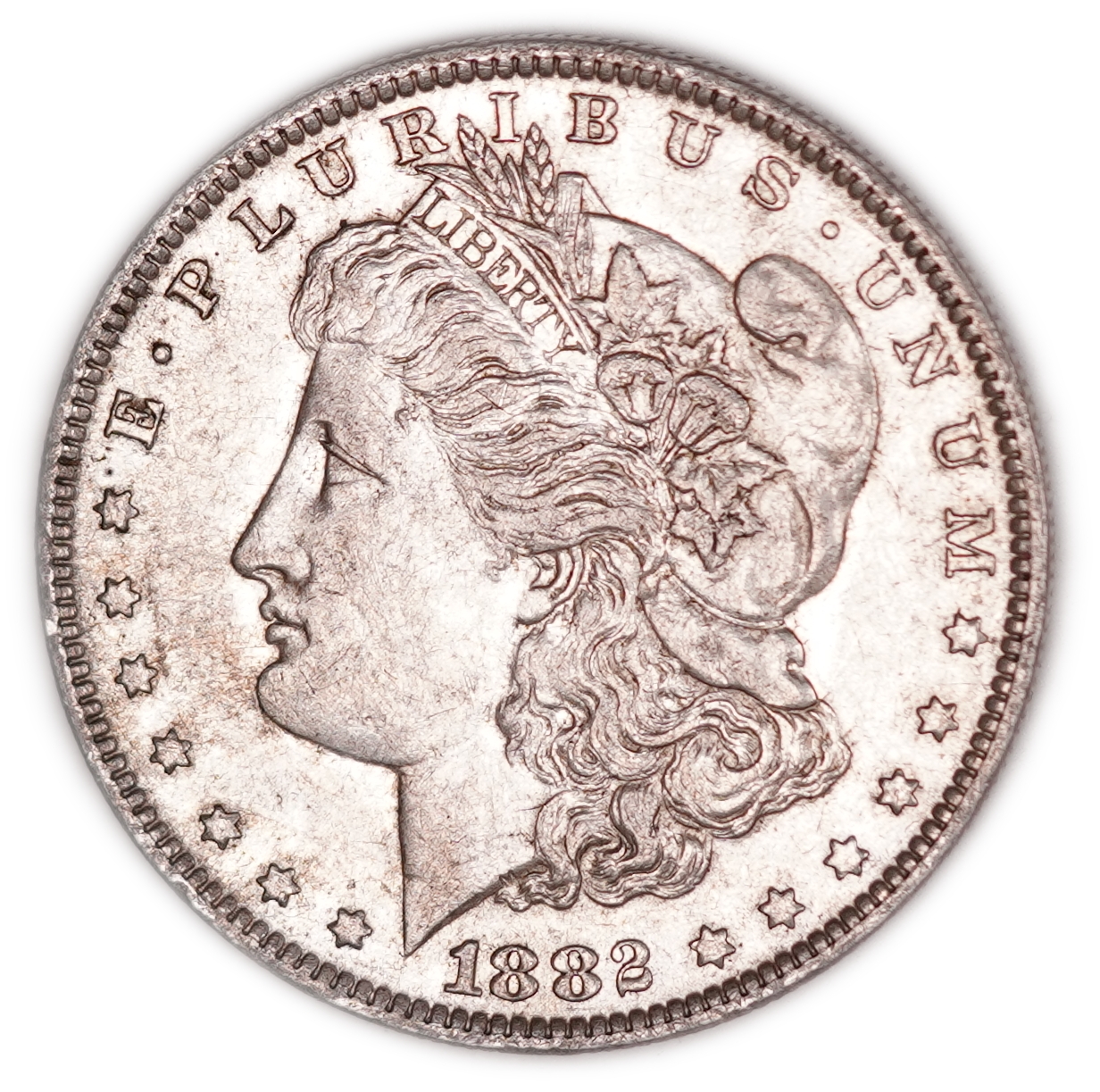 United States - 1882-O Morgan $1 - New Orleans Mint - .900 Silver, 26.66 g Gross Weight (23.99 g Net Silver, 0.7714 ... - 1 0